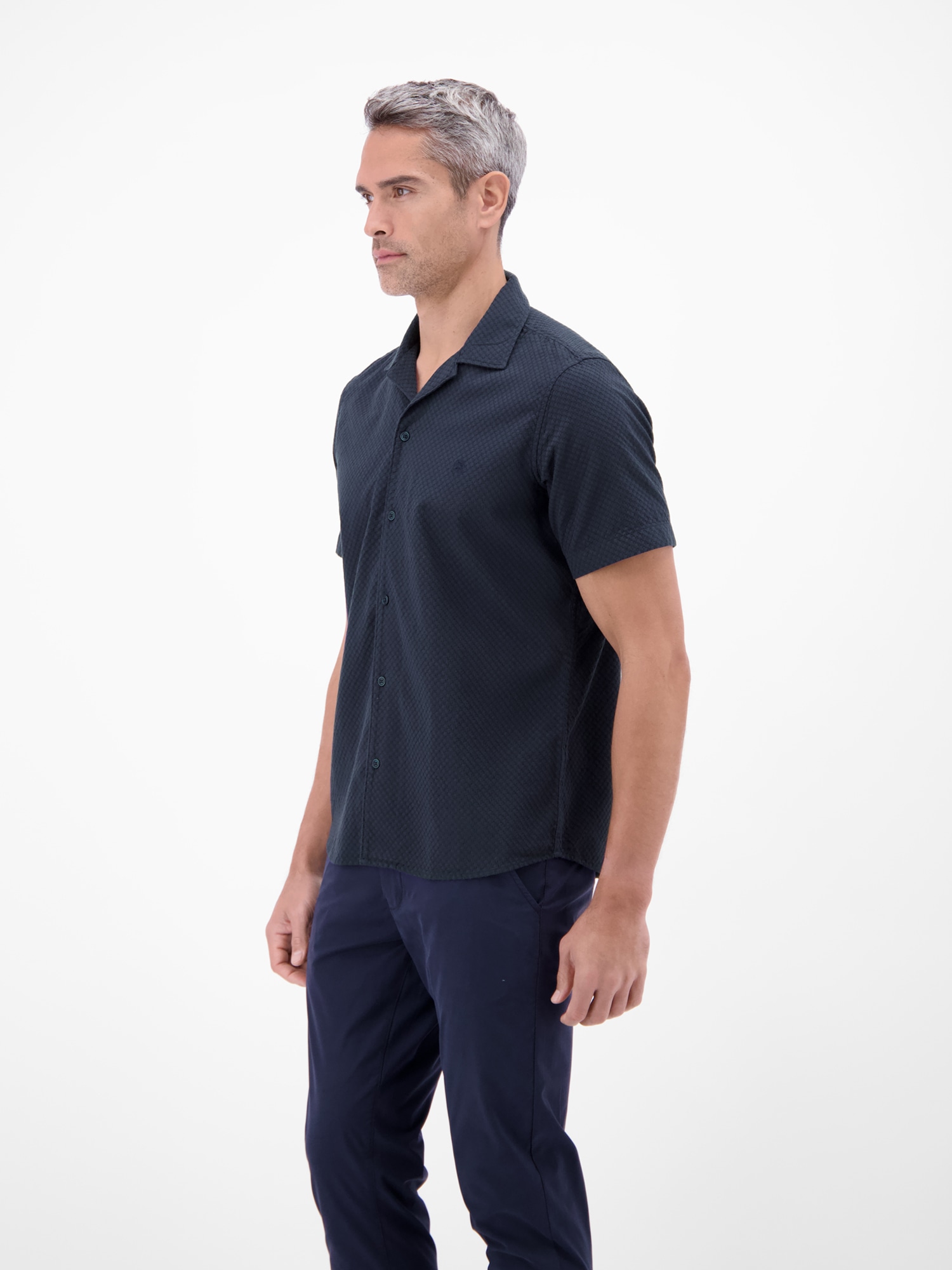 LERROS Kurzarmhemd »Unifarbenes Kurzarmhemd aus 100 % Baumwolle«