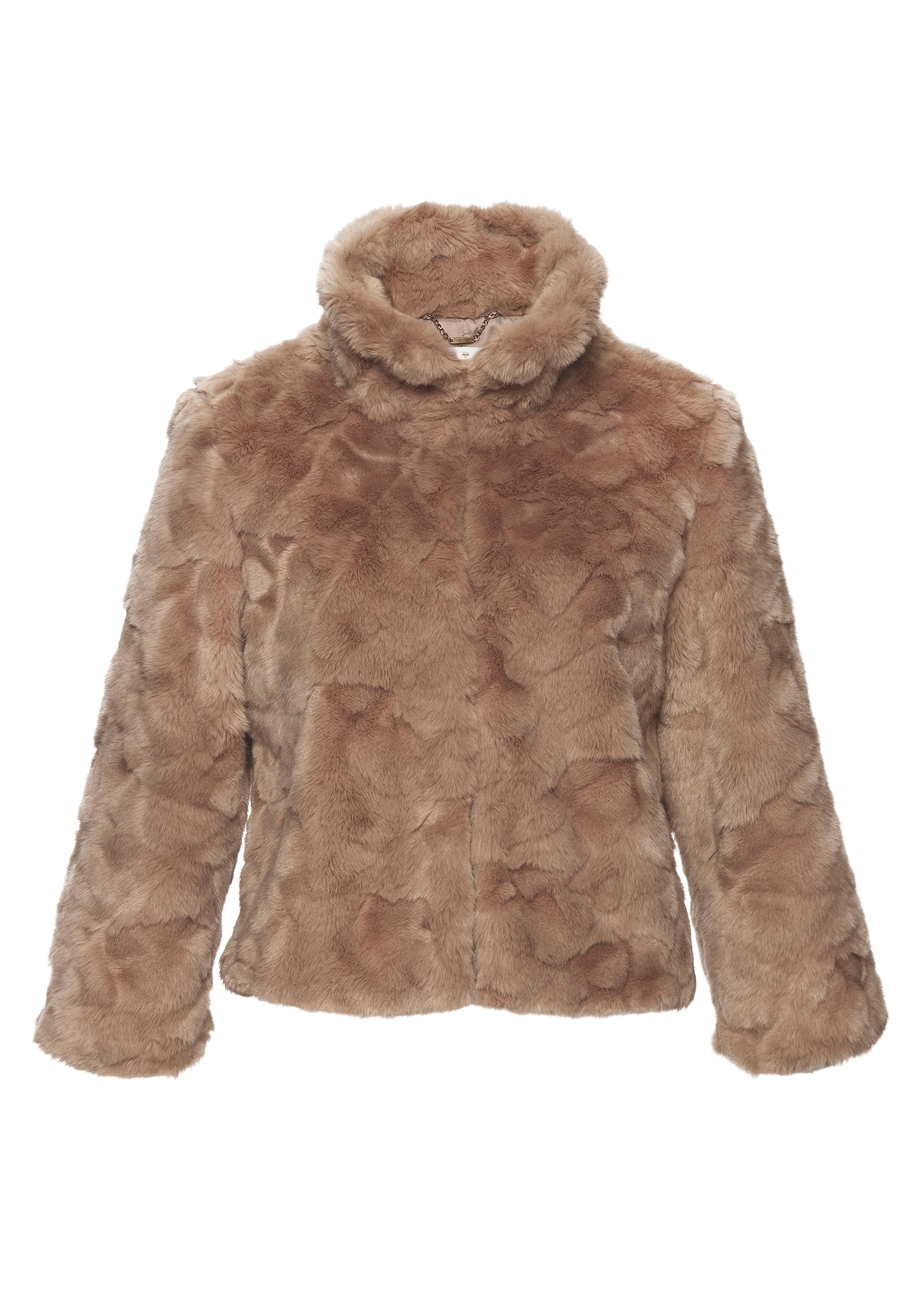 LASCANA Fellimitatjacke, kuschelige Kurzjacke aus Teddyplüsch