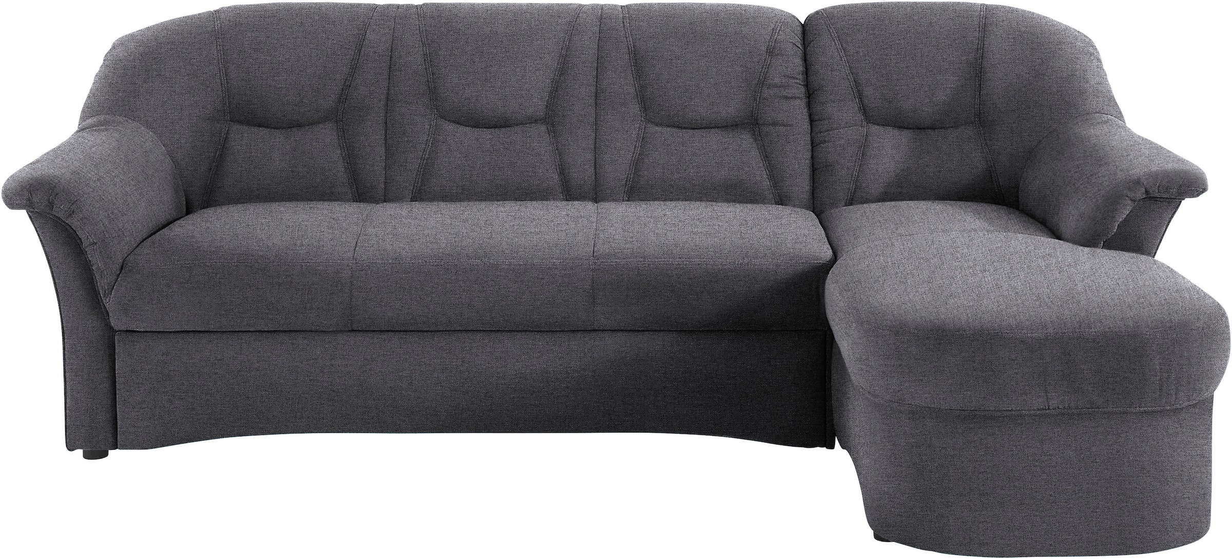 DOMO collection Ecksofa »Sarafina zeitlos und komfortabel, optional mit Federkern, L-Form«, wahlweise mit Bettfunktion