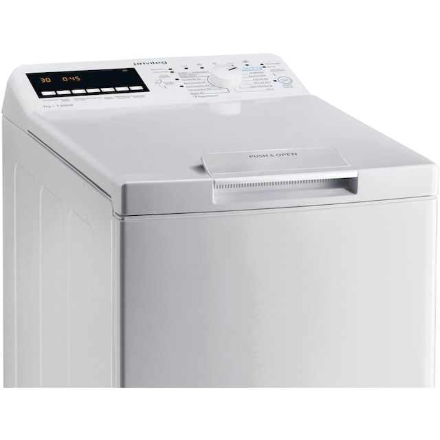 Privileg Waschmaschine Toplader »PWT E71253P N (DE)«, PWT E71253P N (DE), 7  kg, 1200 U/min mit 3 Jahren XXL Garantie