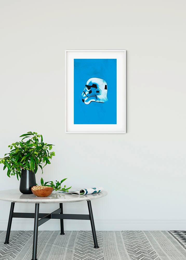 Komar Bild »Star Wars Classic Helmets Stormtrooper« Star Wars 1 Stk. tlg. Wandbild zur Dekoration im Kinderzimmer - ohne Rahmen