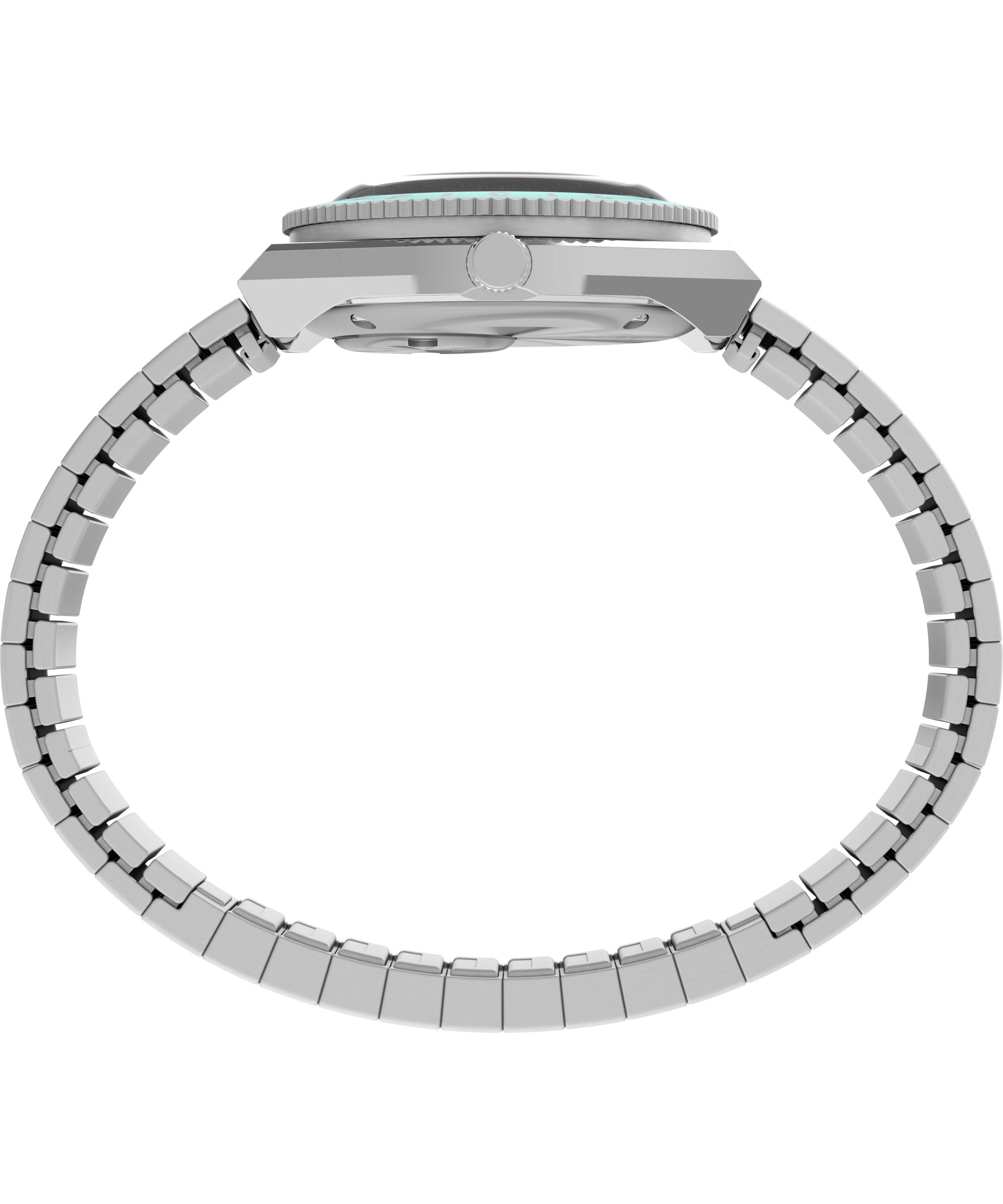 Timex Quarzuhr »Q Timex Mini« Armbanduhr, Damenuhr, Edelstahlarmband, analog, Beleuchtung