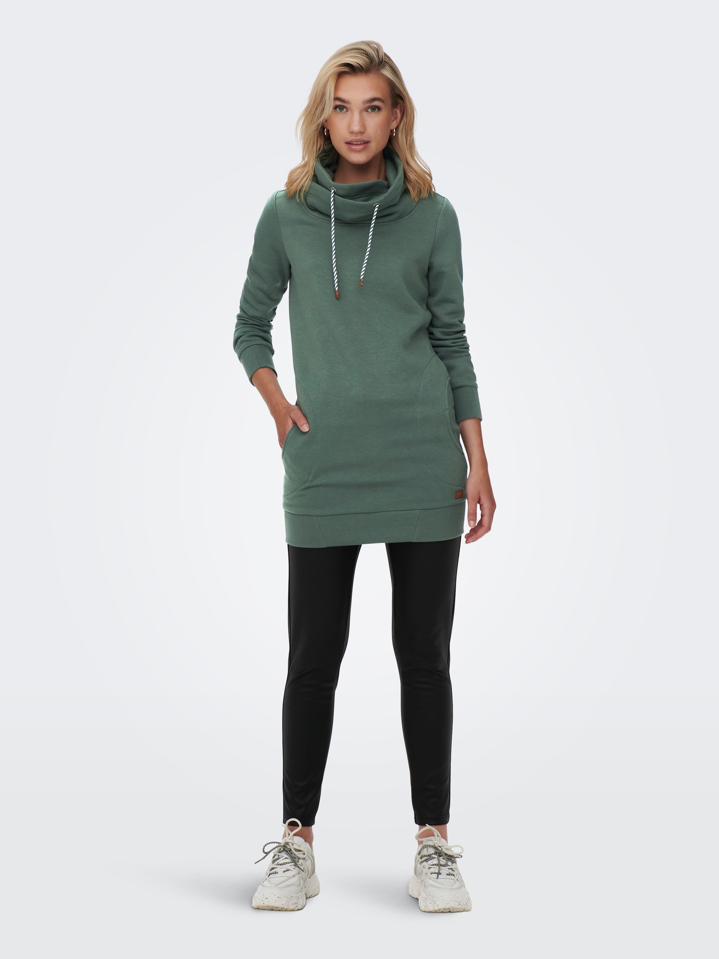 ONLY Sweatshirt »ONLBETTE L/S LONG HIGH NECK SWT«