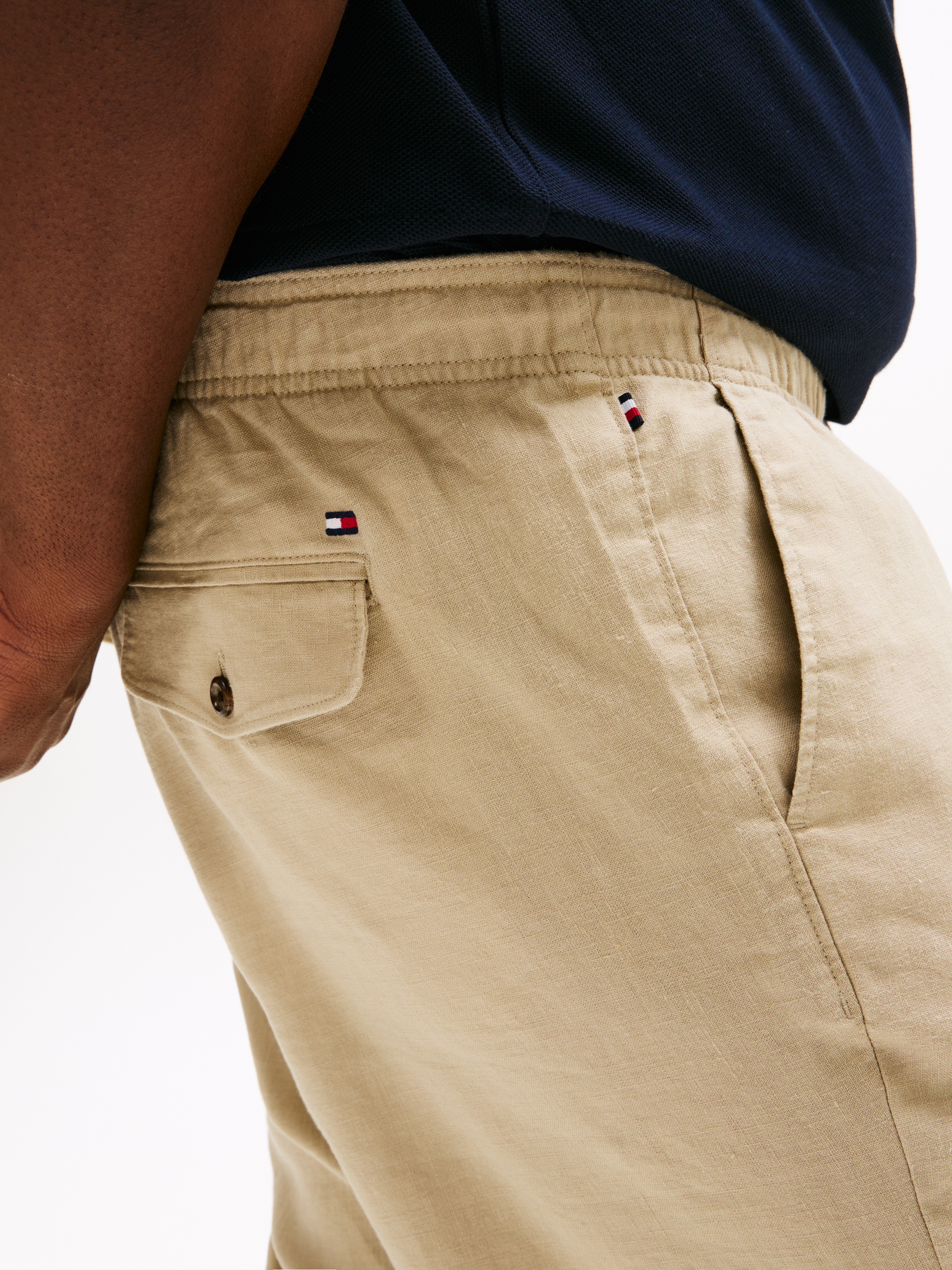 Tommy Hilfiger Big & Tall Shorts »BT-BROOKLYN PO LINEN SHORT-B«, Große Größen