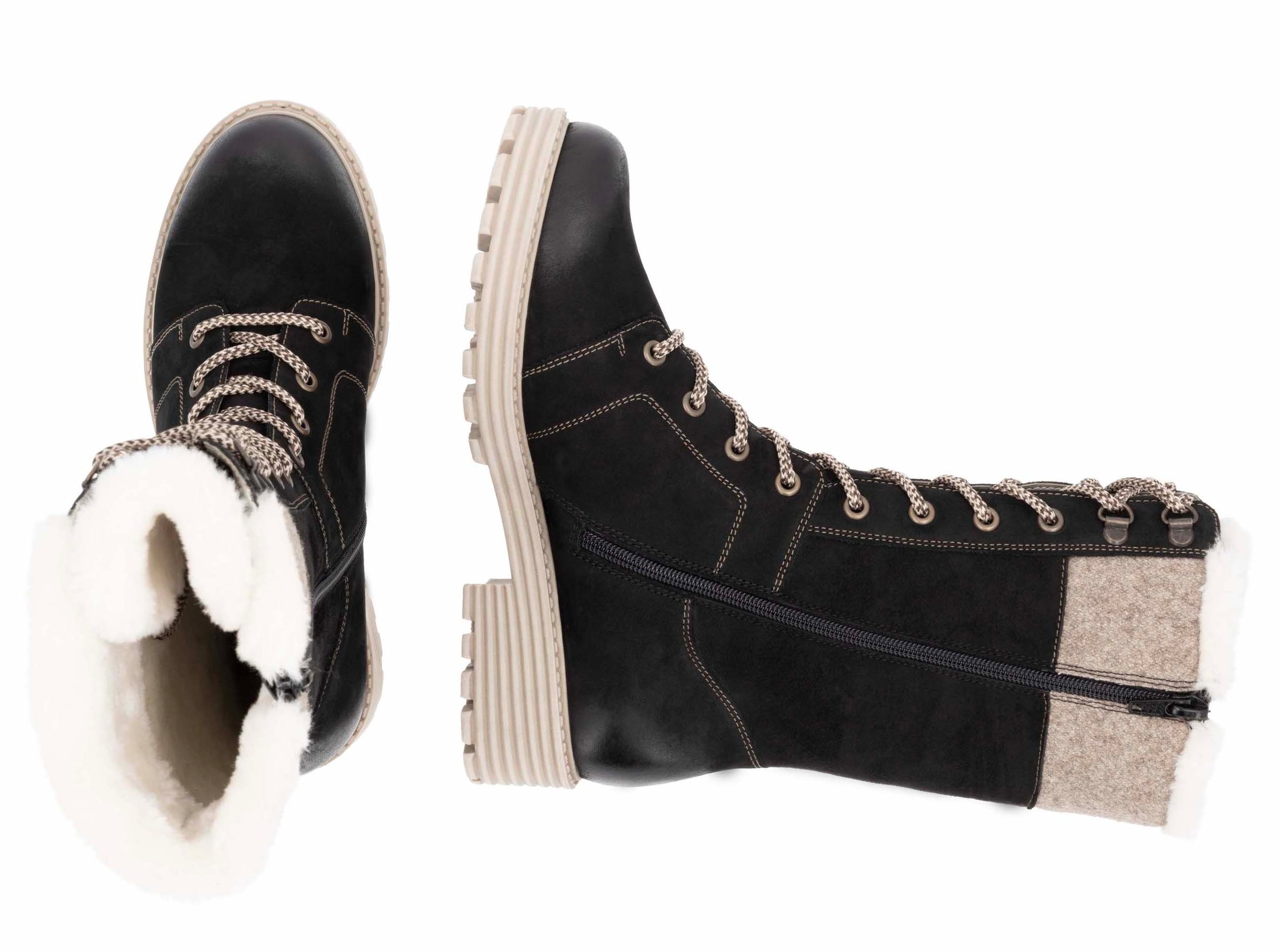 Remonte Winterstiefel, Blockabsatz, Schnürstiefel mit wasserabweisender remonte TEX-Membran