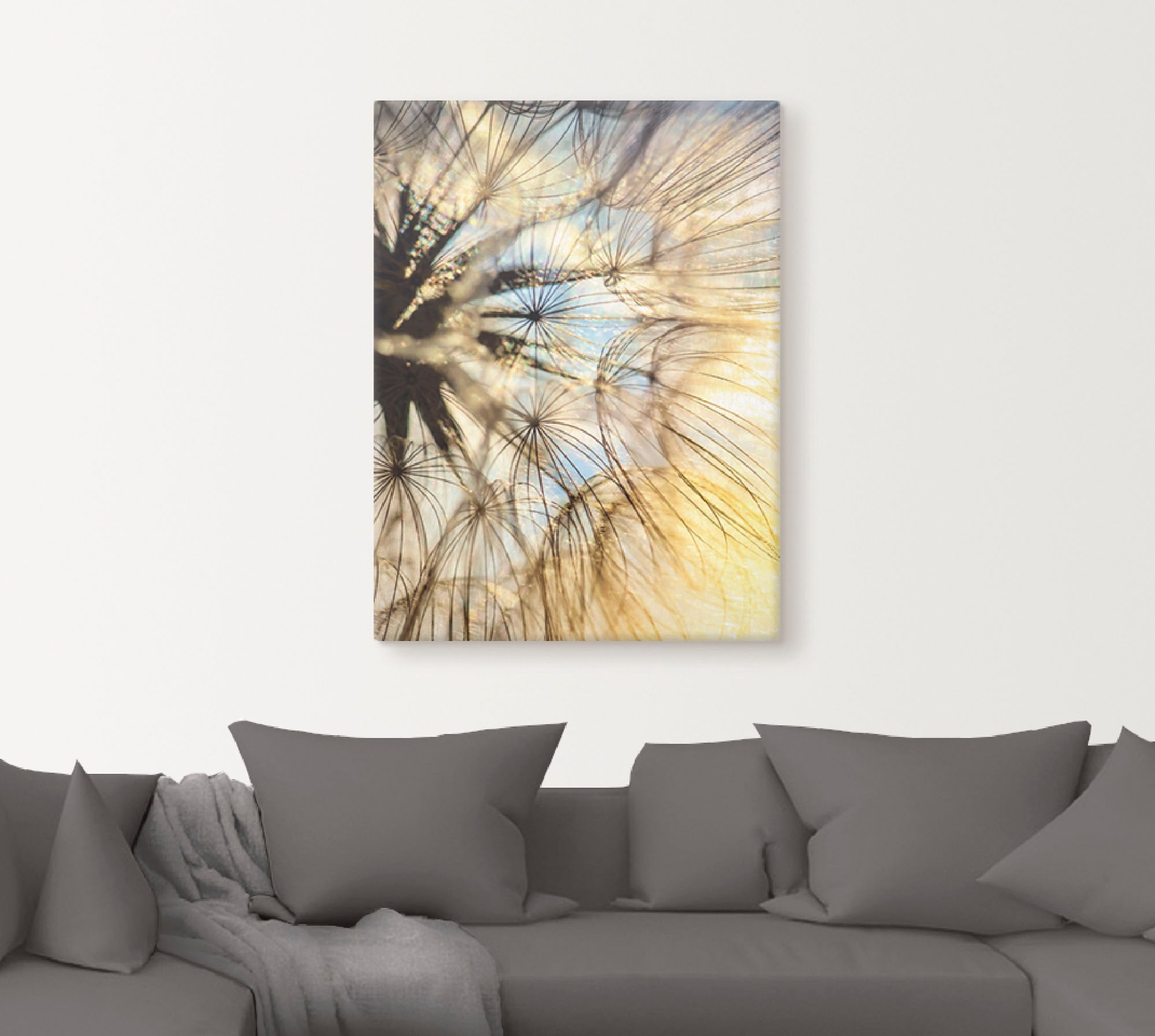 Artland Leinwandbild »Pusteblume Poesie« Blumen 1 Stk. tlg. als Leinwandbild, Poster, Wandaufkleber in verschied. Größen