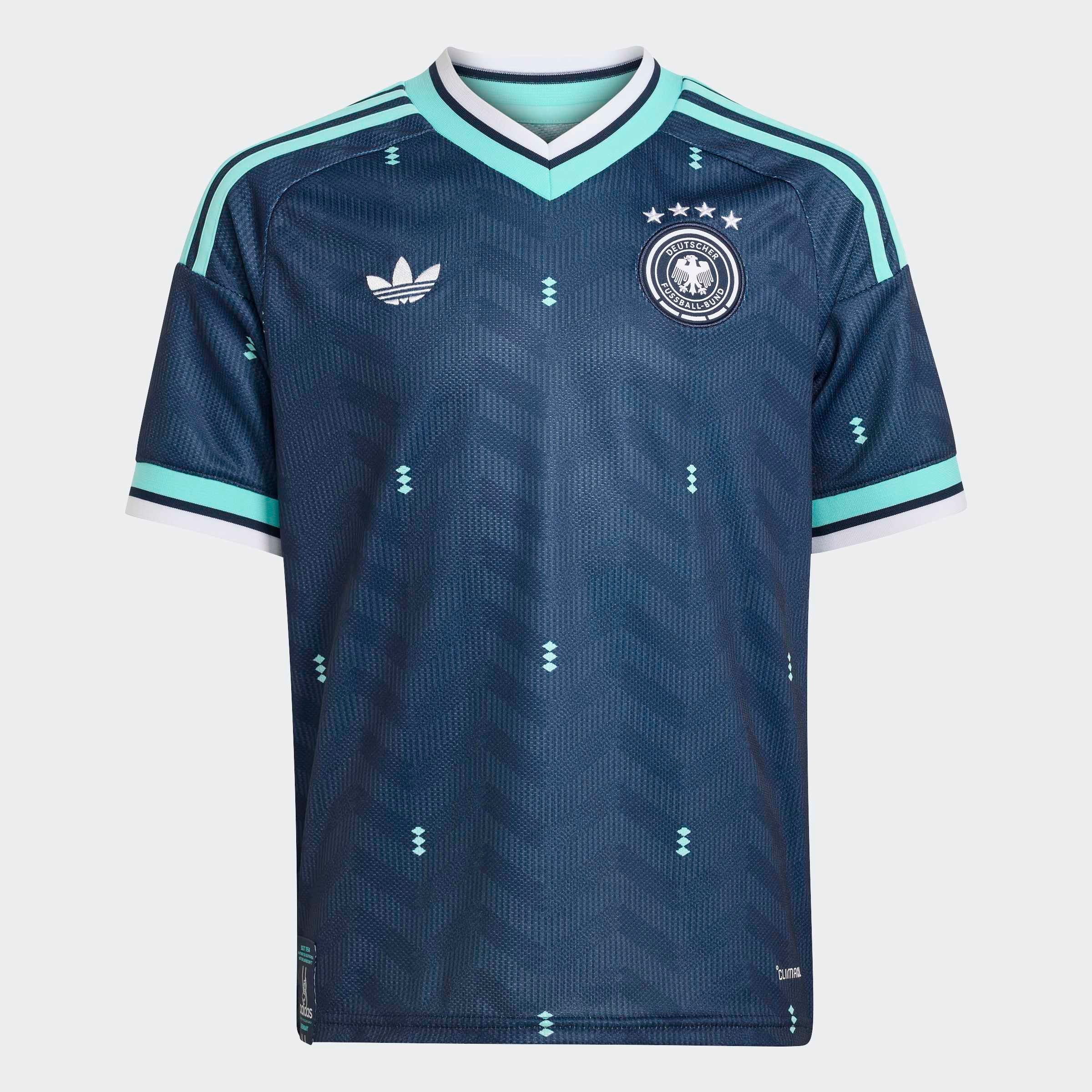 adidas Performance Fußballtrikot »DEUTSCHLAND 26 KIDS AUSWÄRTSTRIKOT« für Kinder, mit Climacool® Technologie, schmal geschnitten