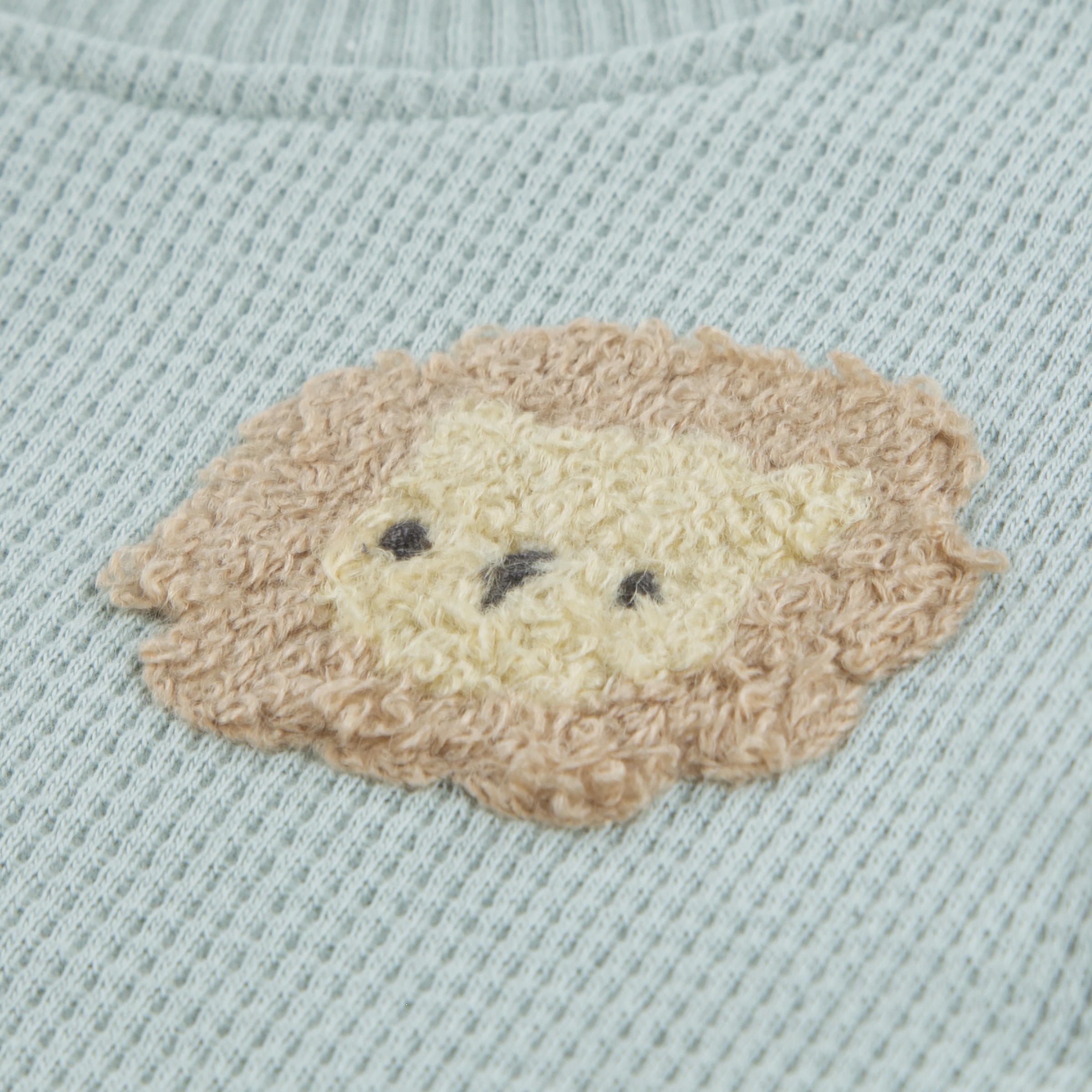 HUGGIES babywear Shirt & Hose »HUGB SHORT SET« Set, 2 mit süßer Tierapplikation, Baumwolle