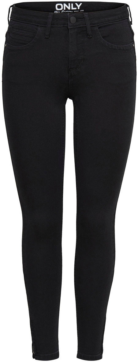 ONLY Ankle-Jeans »ONLKENDELL ETERNAL LIFE ANKLE BLACK NOOS«, mit Zipper am Saum