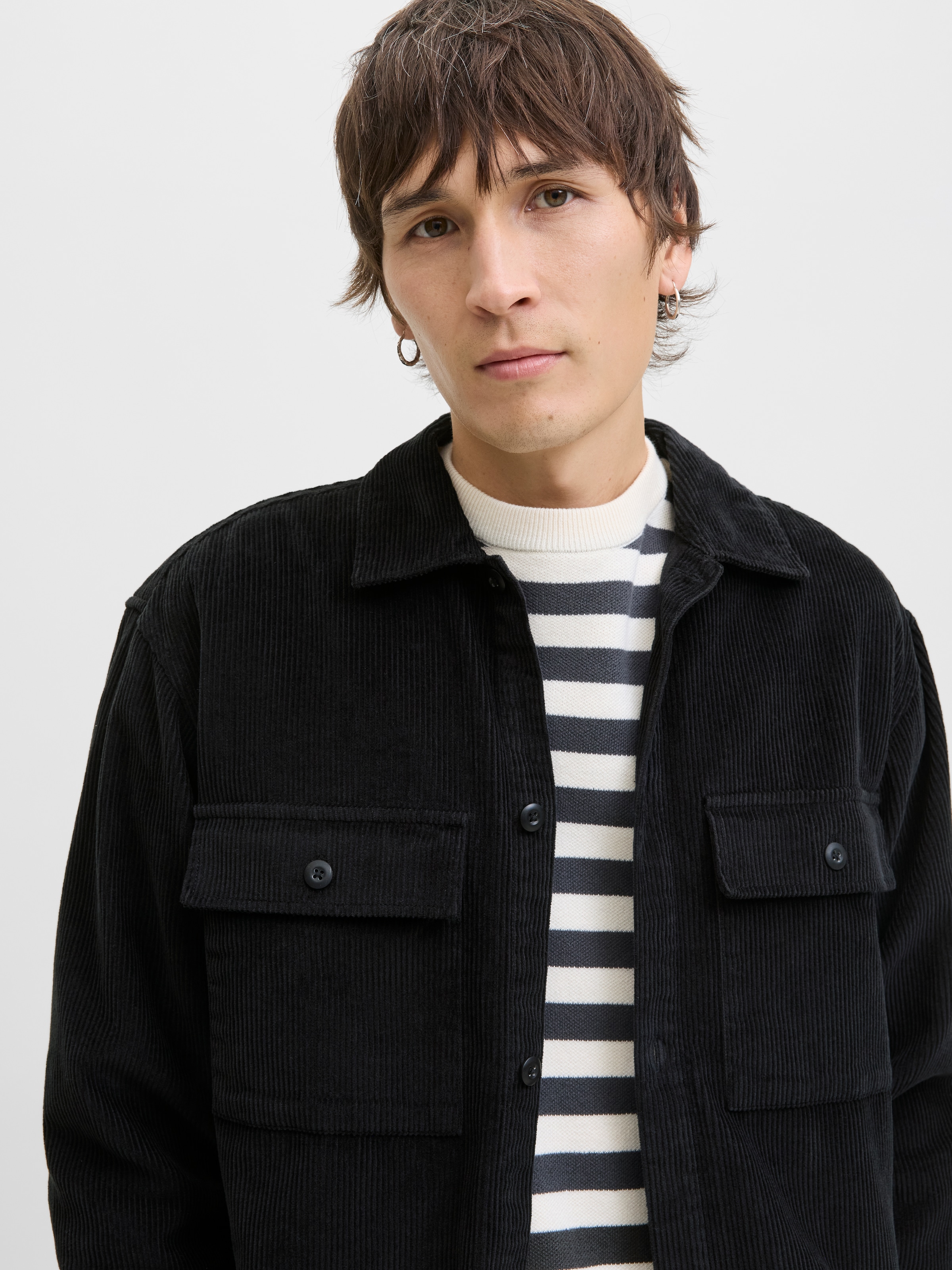Jack & Jones Langarmhemd »JJEPERFECT CORDUROY OVERSHIRT LS SN«