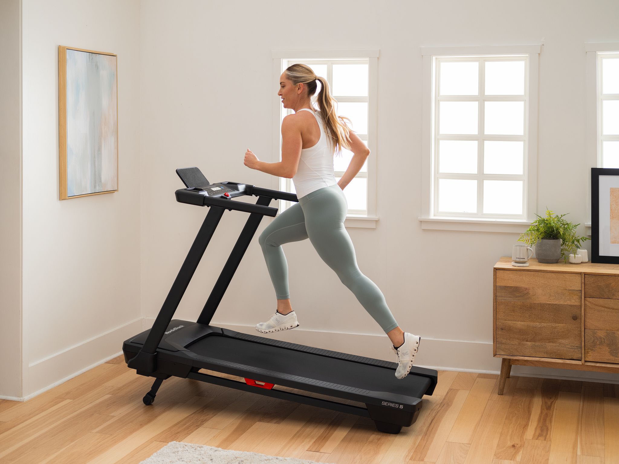 NordicTrack Laufband »NordicTrack T 5 S«, (Laufband zum Laufen und Gehen), bis max. 16 km/h, klappbar
