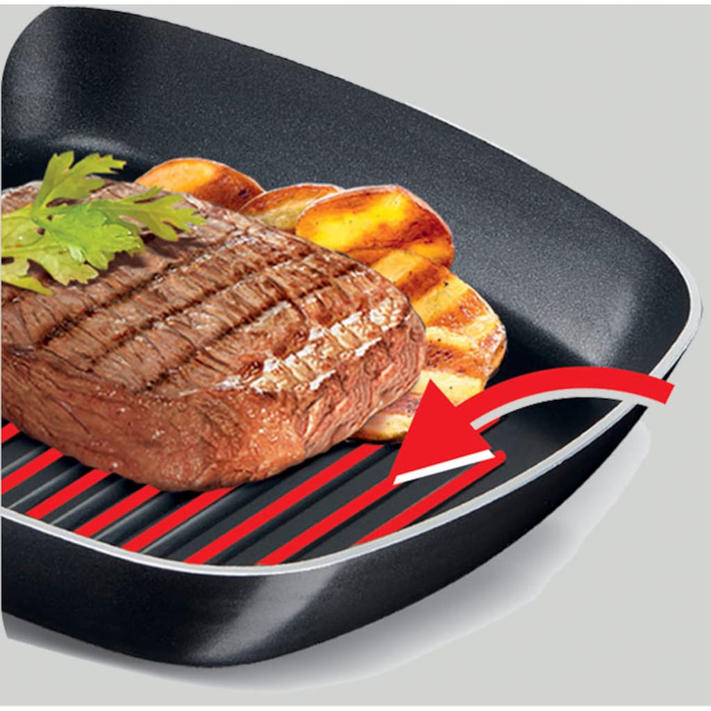 Tefal Grillpfanne »Easy Cook & Clean«, Aluminium, (1 tlg.)