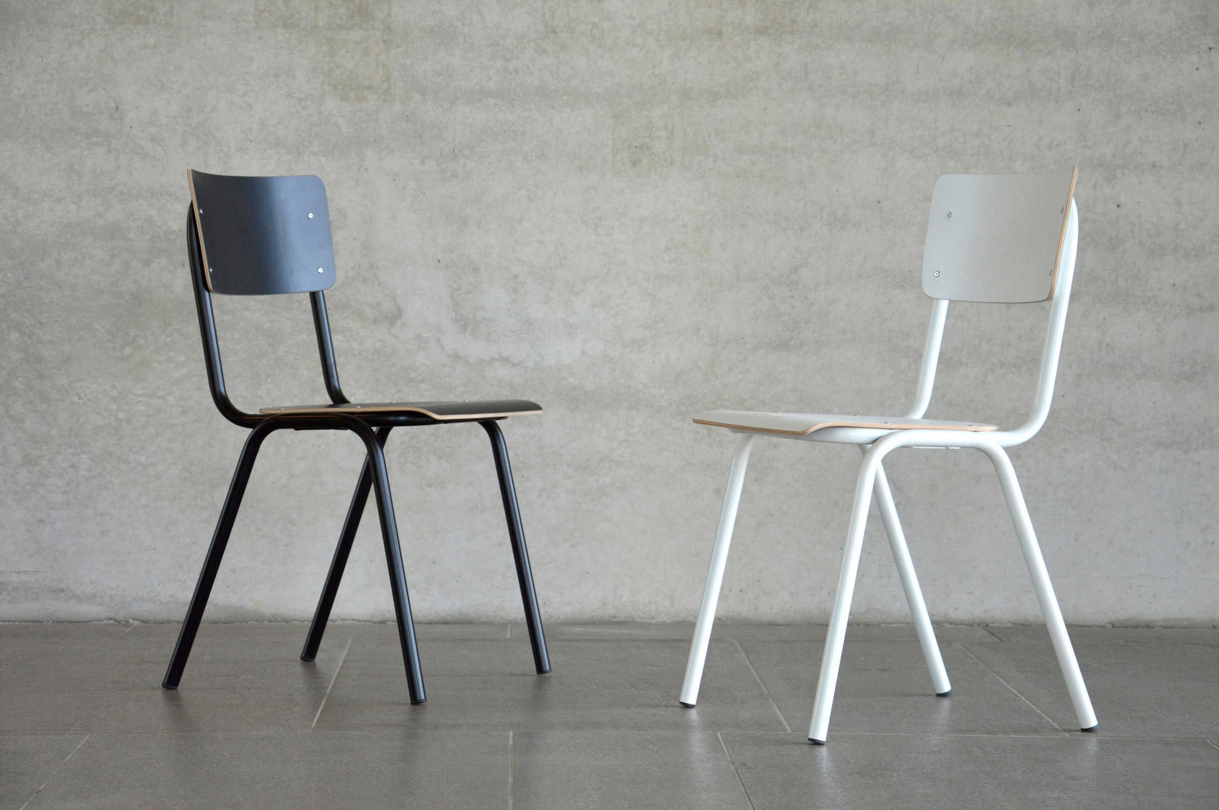Fiam Stuhl »zero«, (Set), 2 St., stapelbar, in 2 Farben, Gestell aus Metall
