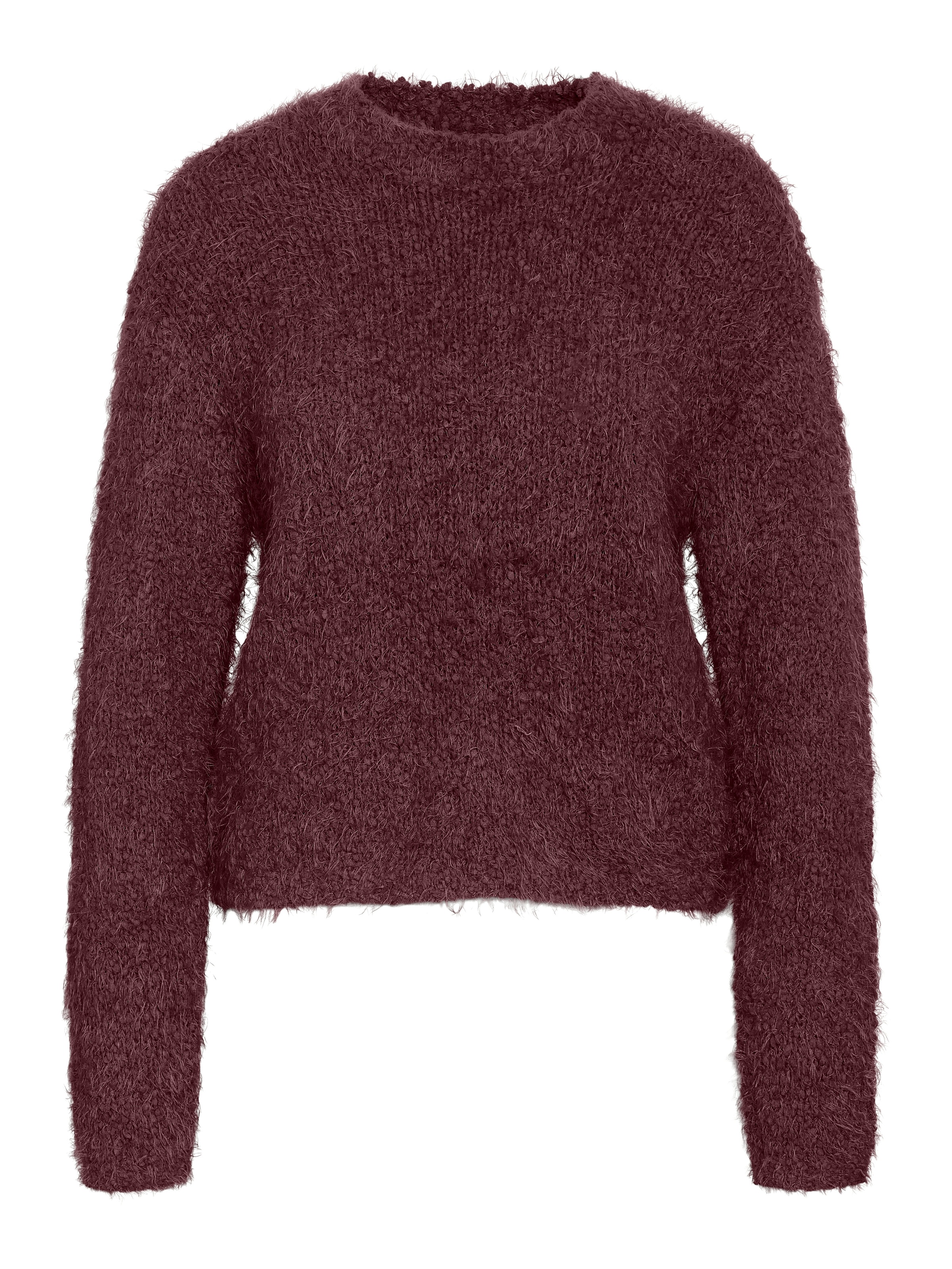 Noisy may Rundhalspullover »NMSASSY L/S O-NECK KNIT FWD NOOS«