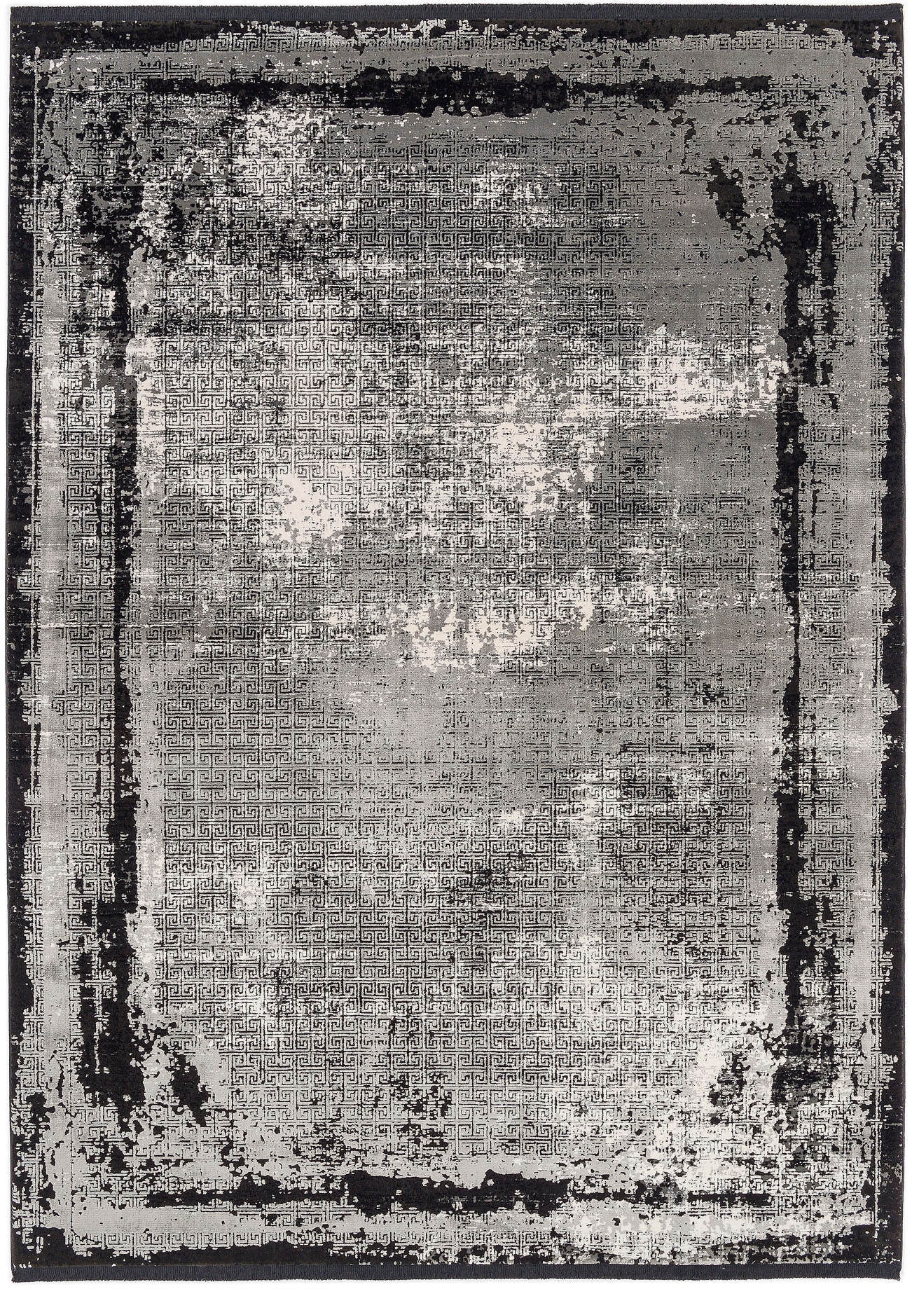 machalke® Teppich »frame« rechteckig 8 mm Höhe Design Teppich, Vintage Optik, Wohnzimmer