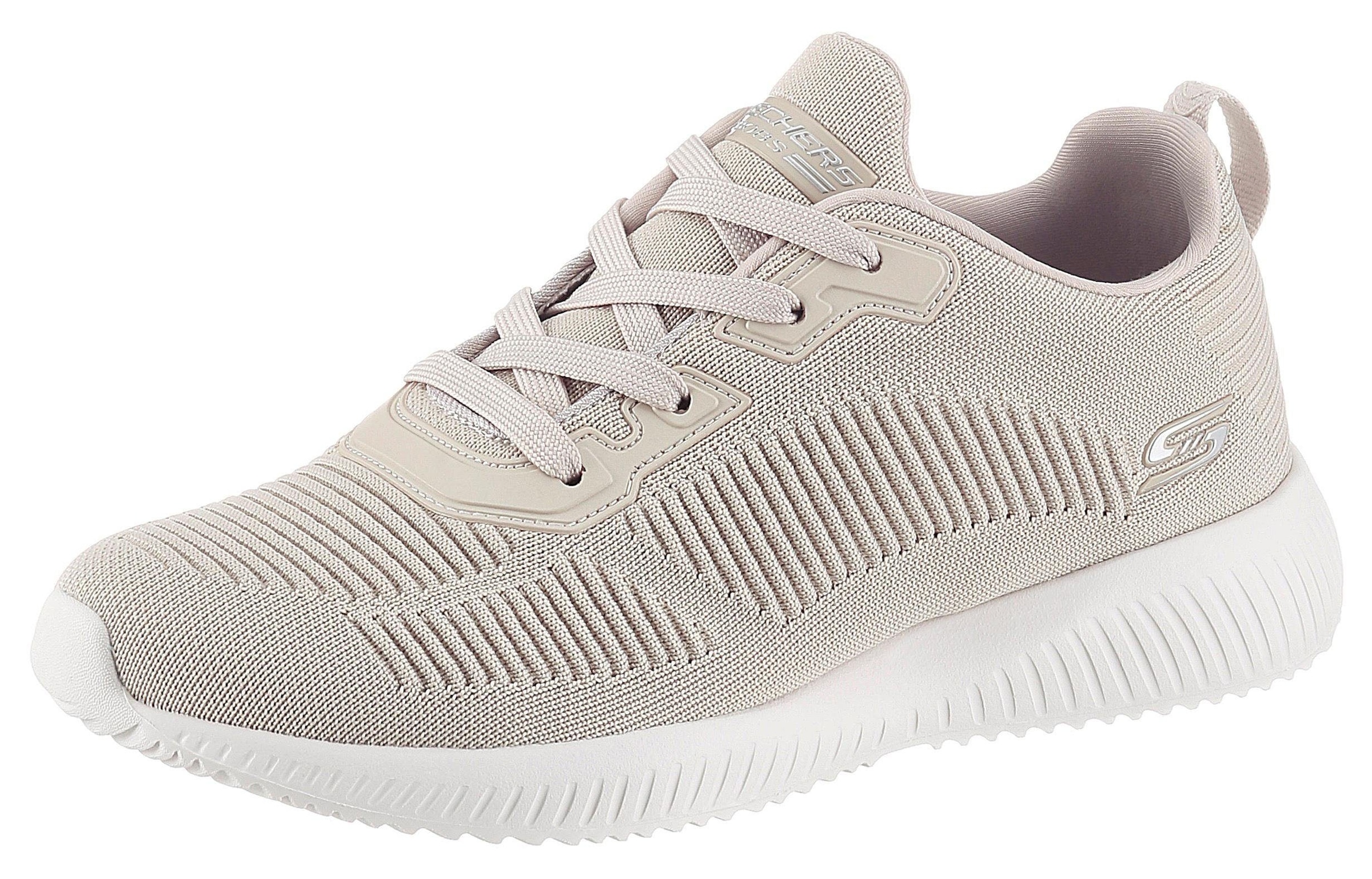 Skechers Sneaker »Bobs Squad - Tough Talk«, mit Skech-Knit, Freizeitschuh, Halbschuh, Schnürschuh