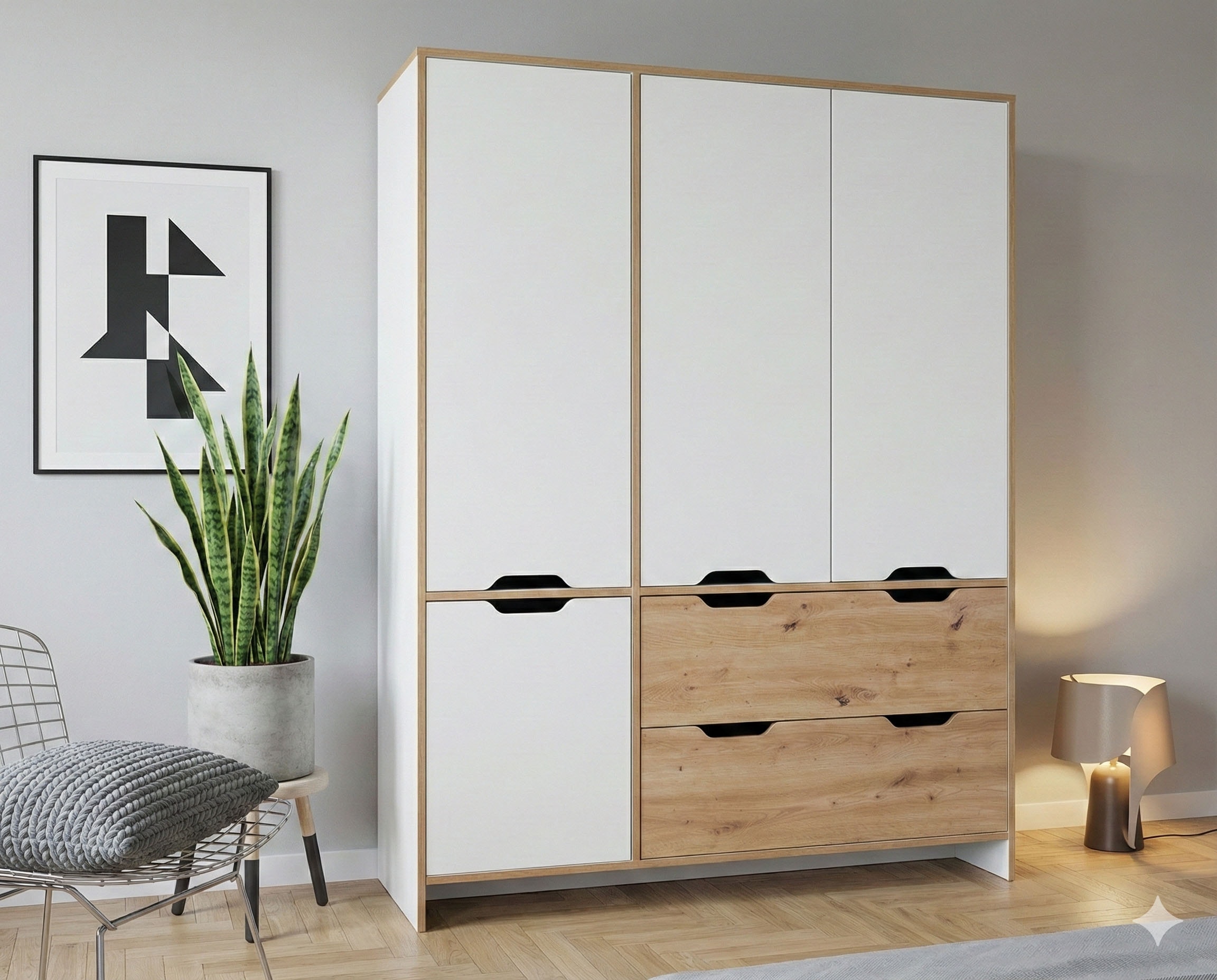 arthur berndt Kinderkleiderschrank »Kleiderschrank »Maxim« 4-türig«