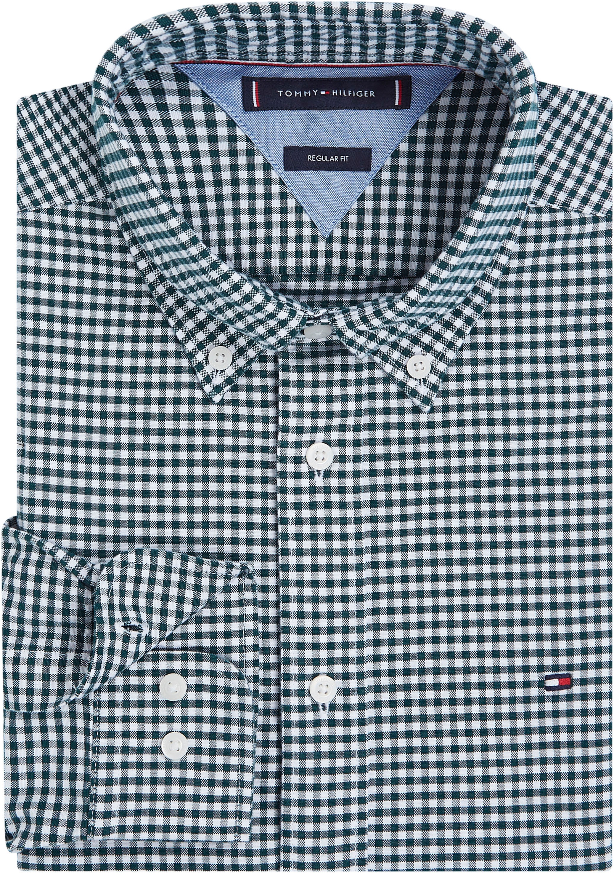 Tommy Hilfiger Langarmhemd »HERITAGE OXFORD GINGHAM RF SHIRT«, mit modischem Klein-Karomuster
