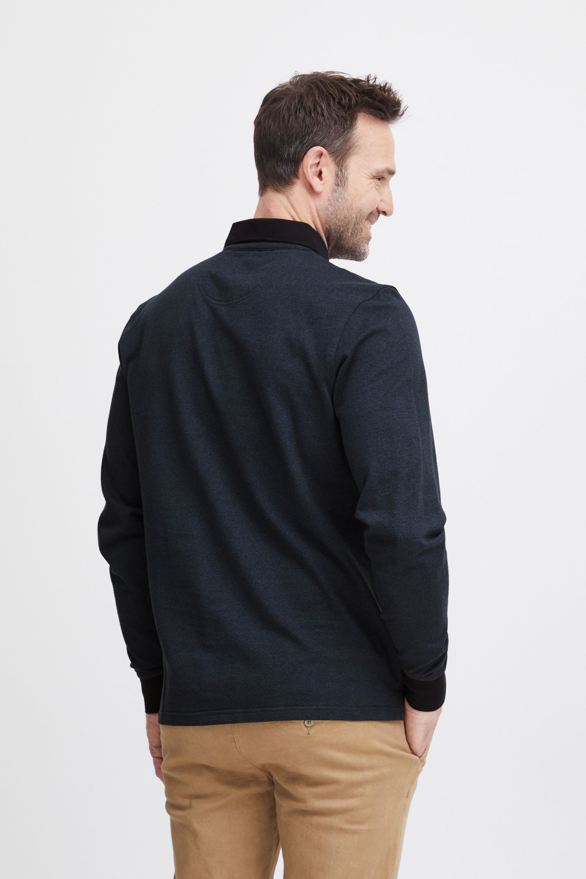 FQ1924 Longsleeve »Longsleeve FQPETER two tone polo pique LS«