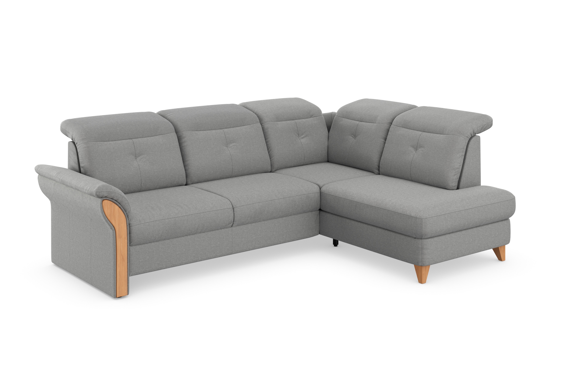 Home affaire Ecksofa »Dangast L-Form« Kopfteilverstellung, wahlweise mit motorischer Relaxfunktion