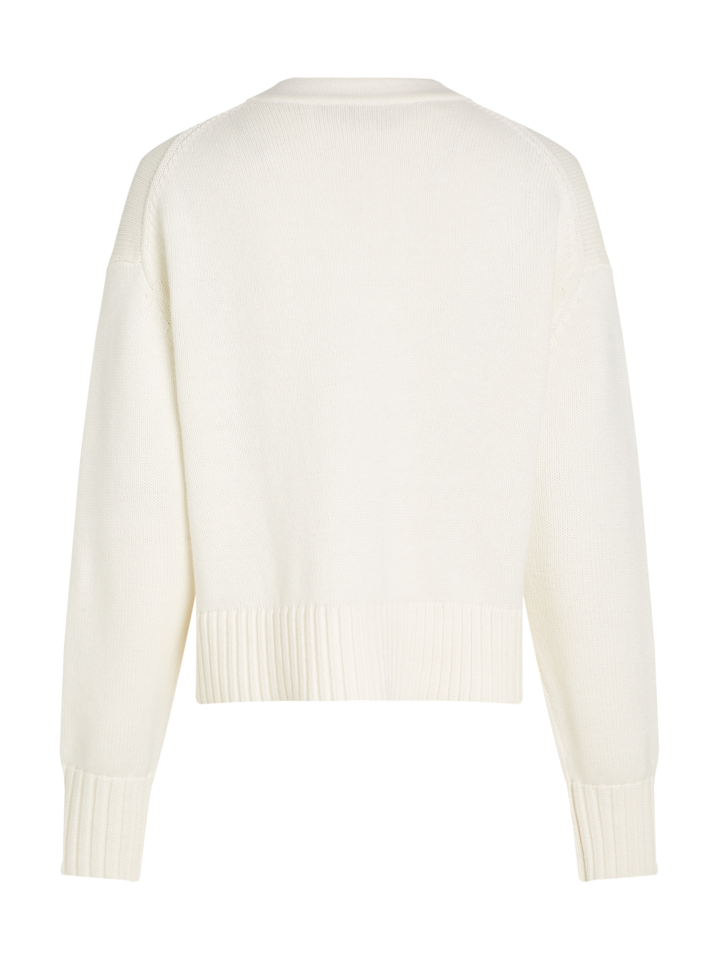 Calvin Klein Jeans Strickpullover »LOGO EMBRO SWEATER«, mit Logostickerei