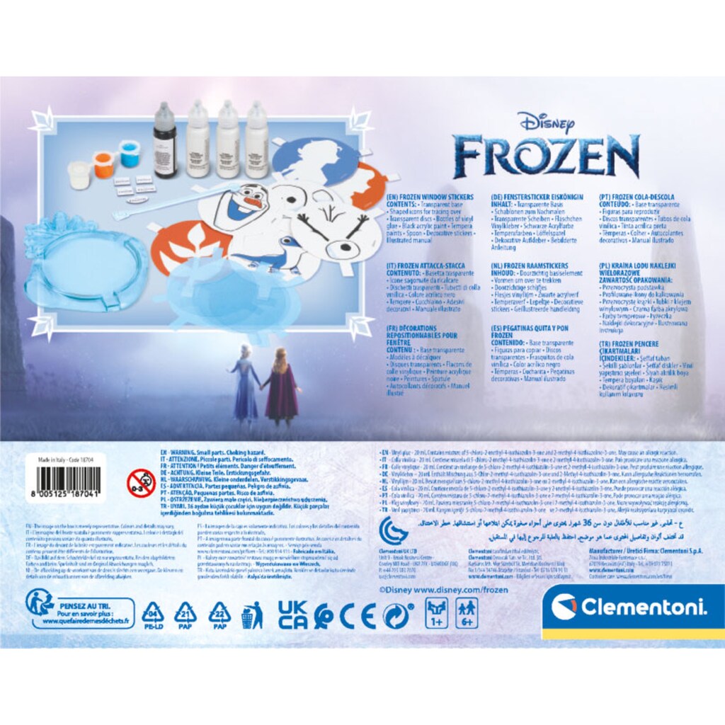 Clementoni® Kreativset »Fensterbilder Frozen 2«