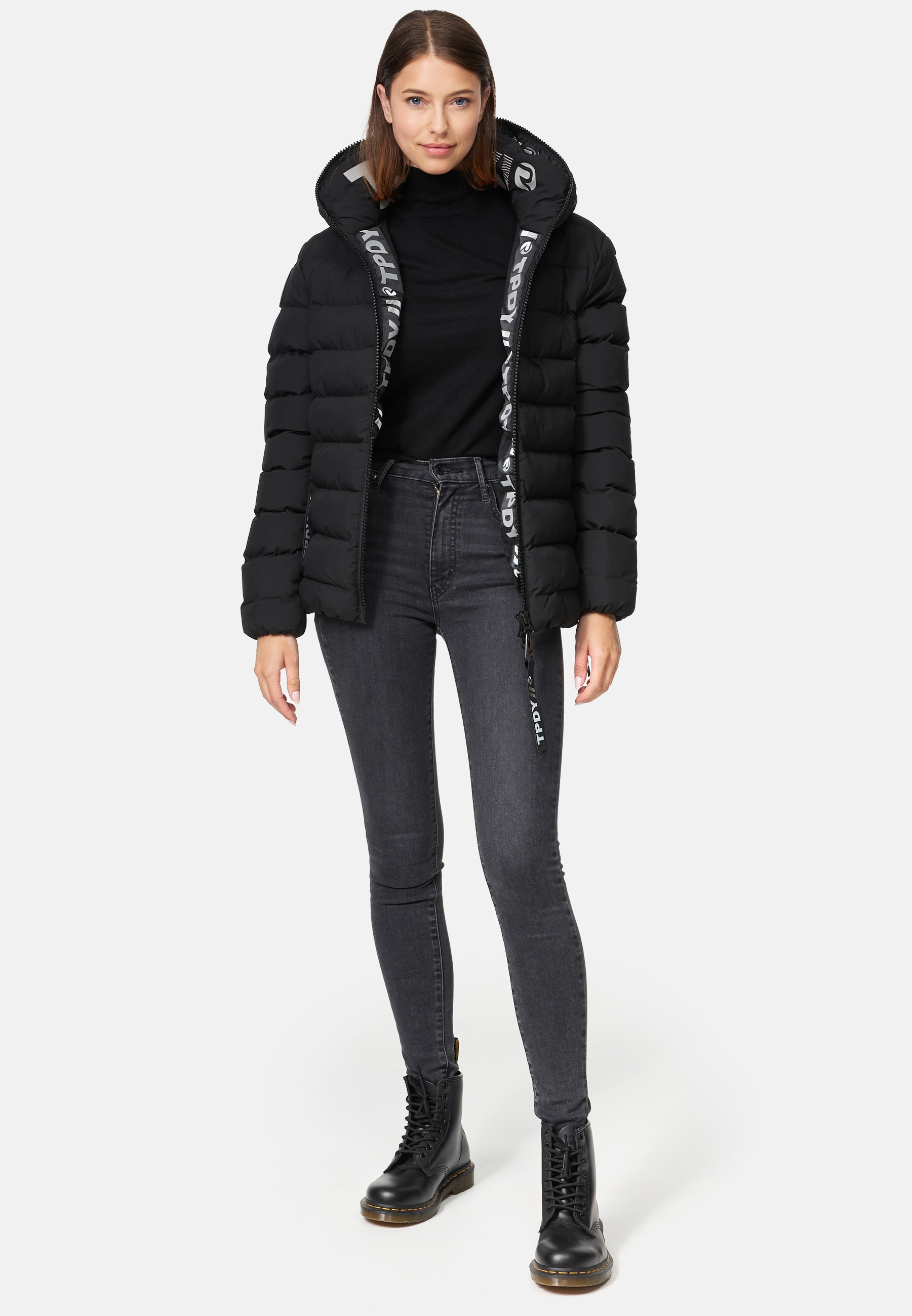 trueprodigy Winterjacke »Neo F Reflektierender Innenkragen« mit Kapuze