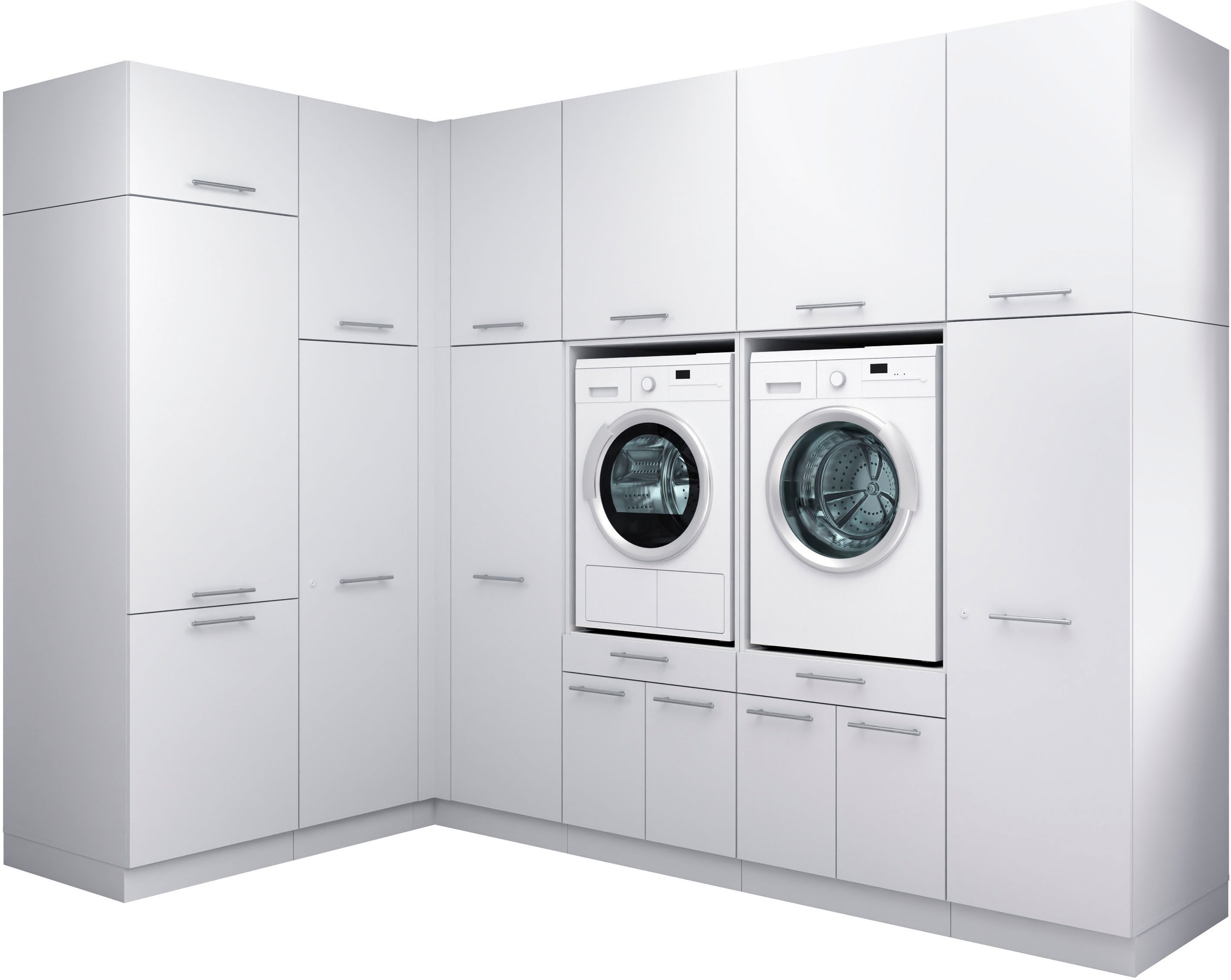 Laundreezy Mehrzweckschrank-Set »Laundreezy, 12-tlg. Mehrzweckschrank-Set B/H/T 285/238/68 cm« 12 Stk. tlg.