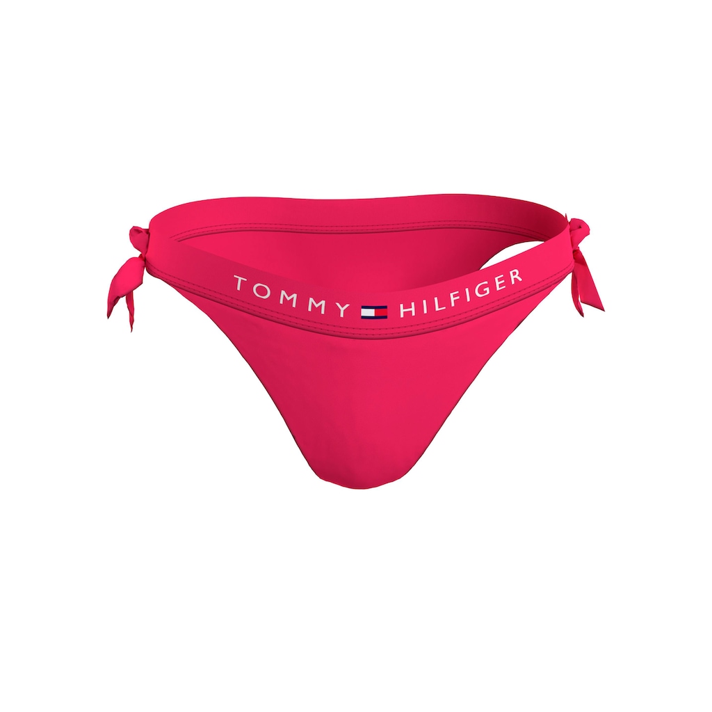 Tommy Hilfiger Swimwear Bikini-Hose »TH SIDE TIE CHEEKY BIKINI« mit Tommy Hilfiger-Branding