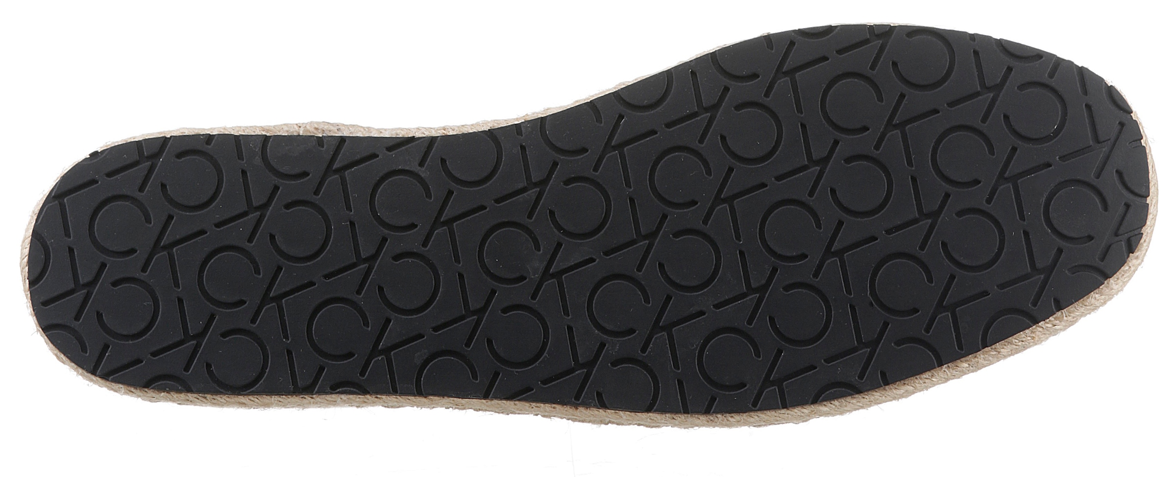 Calvin Klein Espadrille »ELDA 9L *I«, mit Bast umrahmender Laufsohle