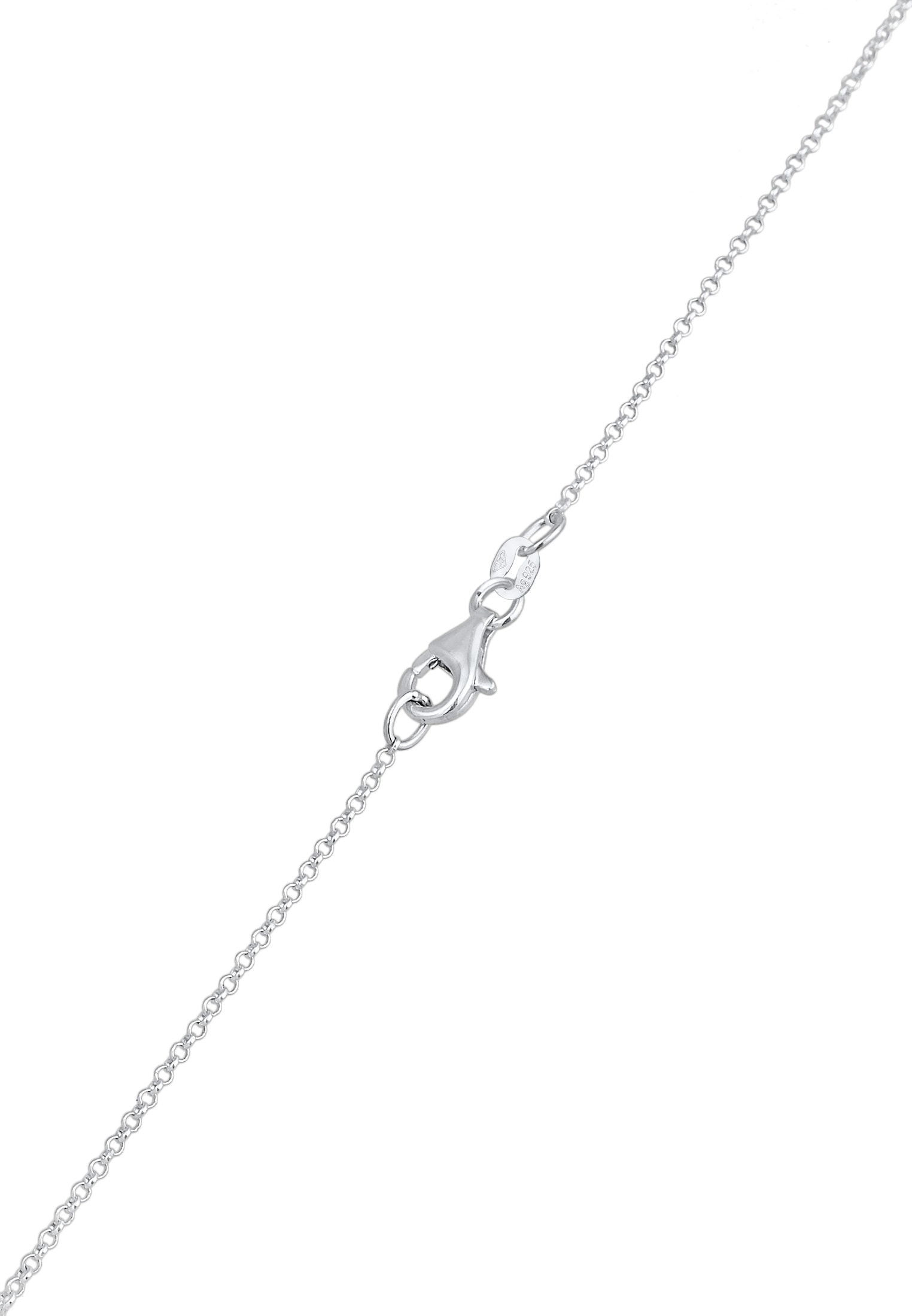 Elli Silberkette »Halskette Kristalle Anhänger 925 Silber«