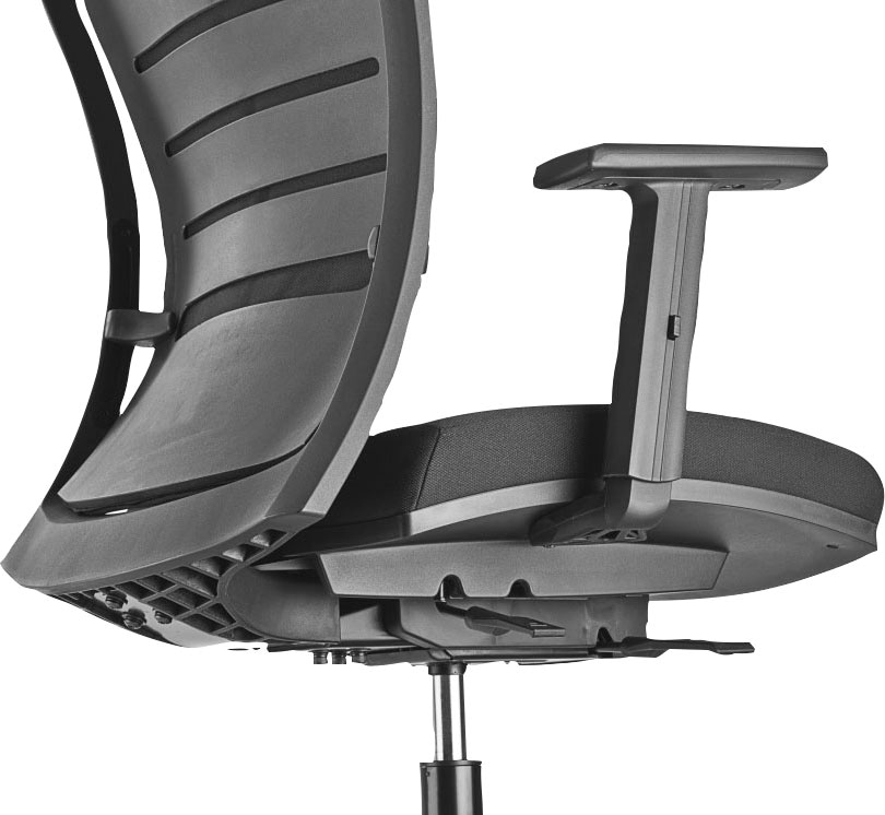 Drehstuhl Rechnung Rückenanpassung Mayer Struktur Polyester), St., 1 flexible Sitzmöbel »2457«, bestellen auf (100%