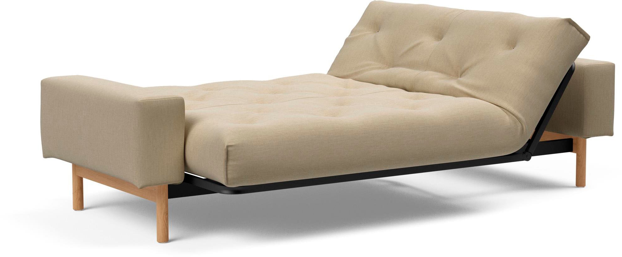 INNOVATION LIVING ™ Schlafsofa »MIMER hochwertige Schlaffunktion, aktuelles Design und extra Komfort,«, Taschenfederkernmatratze, Breite Liegefläche 140 cm