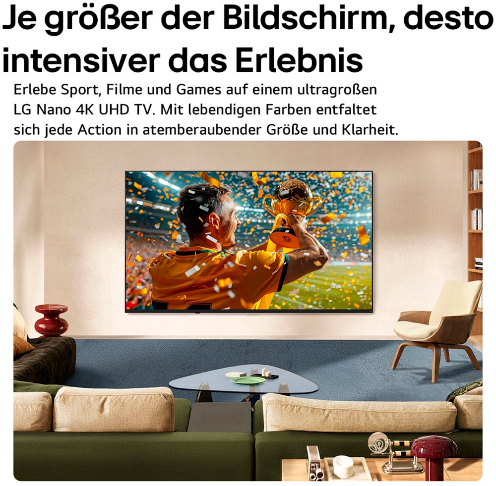 LG DLED-Fernseher »75NU850B6LA« 189 cm/75 ″ Smart-TV