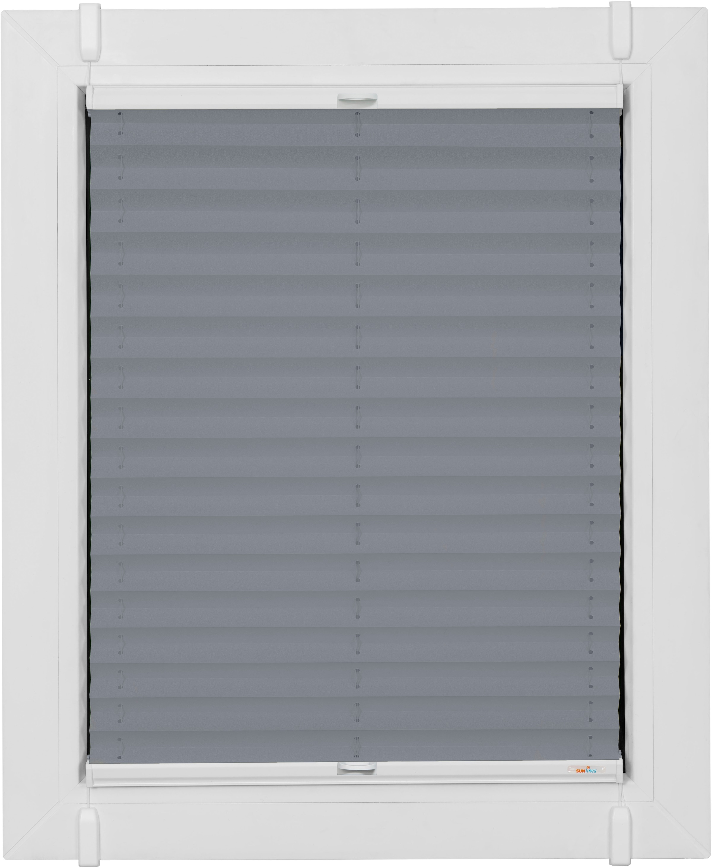 sunlines Plissee »Classic Style Crepe« Lichtschutz ohne Bohren verspannt verspannt mit Simply-Fix Klemmträger, nach Maß