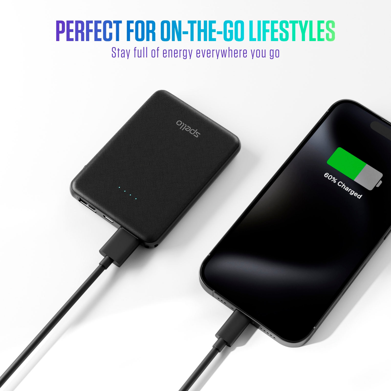 Epico Powerbank »Spello Pocket 5.000mAh 2x USB-A«, 5000 mAh