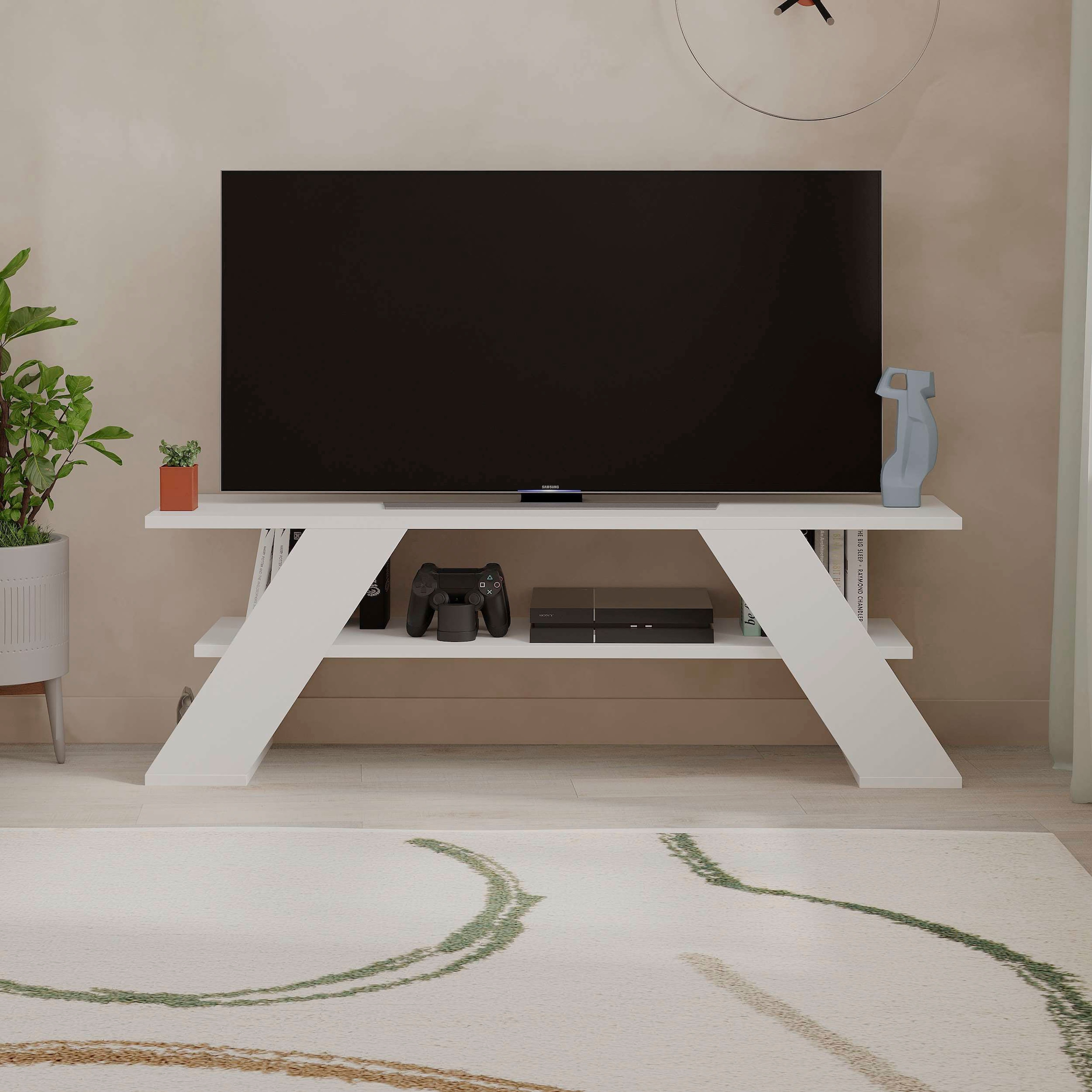 Decortie TV-Schrank »Farfalla TV Schrank«, (Packung), Einfache Montage,Platzsparend