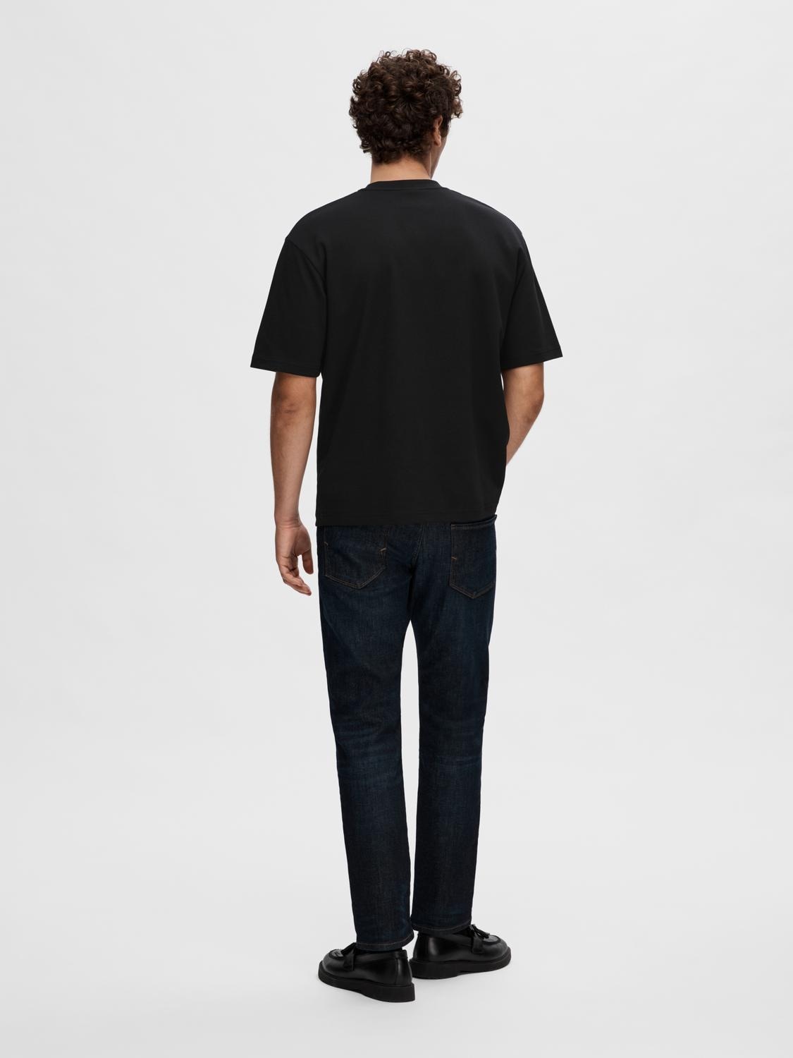 SELECTED HOMME Rundhalsshirt »SLHLOOSEOSCAR SS O-NECK TEE NOOS«