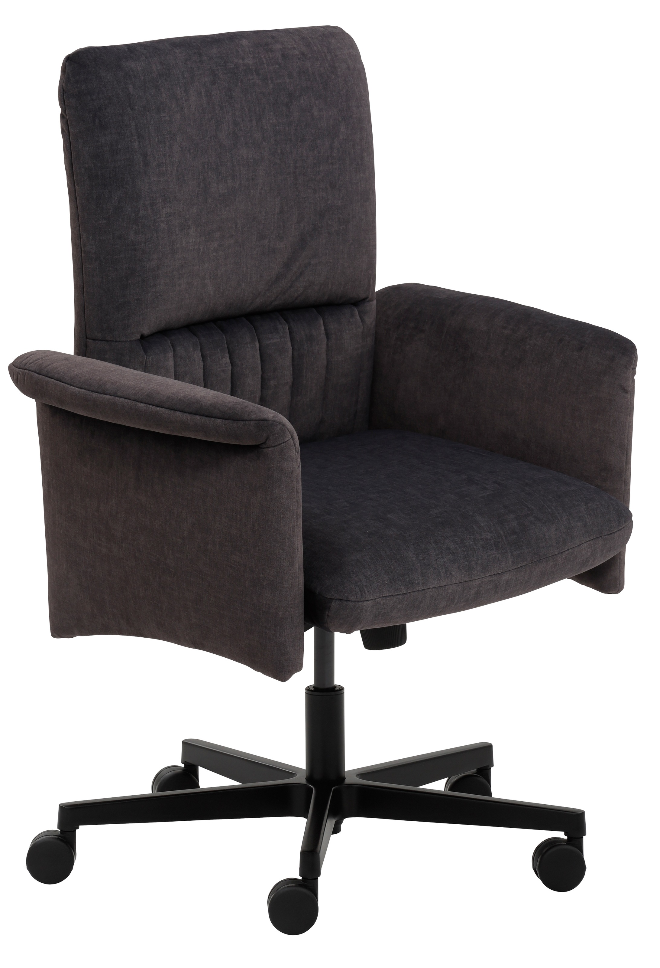Mayer Sitzmöbel, Drehstuhl »myCOSYWORXX Homeoffice Sessel« () 1 Stk.besonders bequem gepolstert, Anthrazit + Schwarz, Stoff, B/H/T: 71 cm x 97 cm x 64