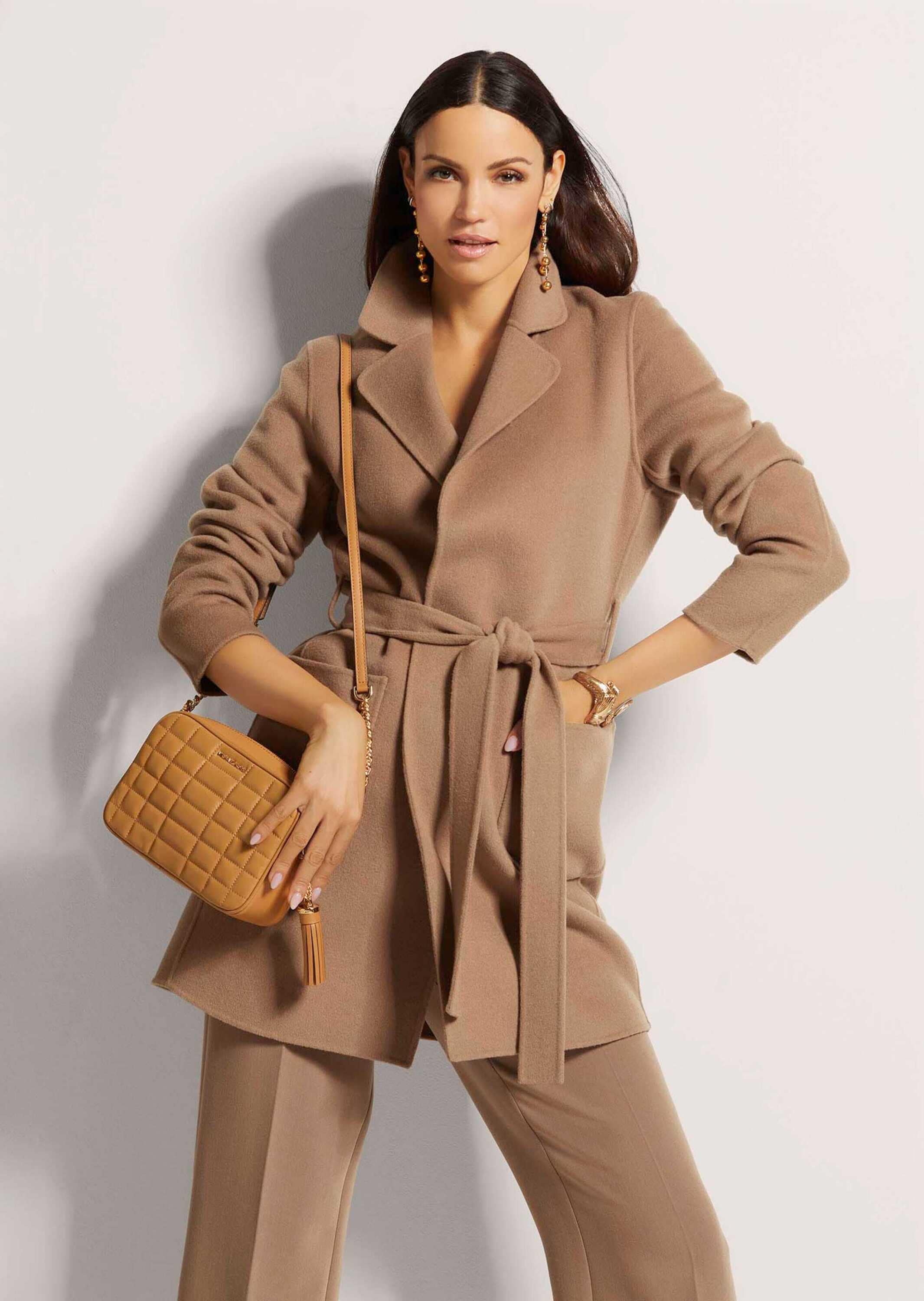 MADELEINE Langmantel »Wollmantel Eleganter Doubleface-Mantel mit Reverskragen«