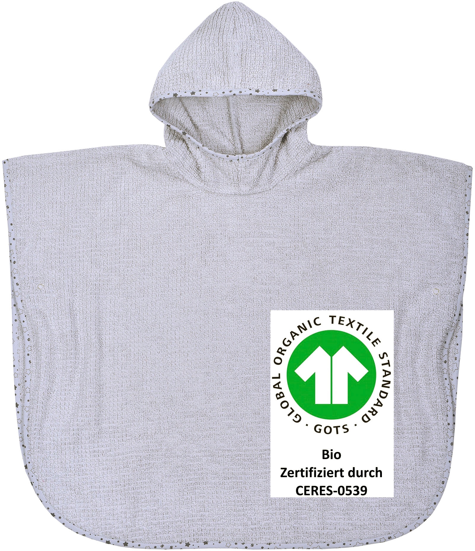 Wörner, Unisex, »at home« Biobaumwolle, maschinenwaschbar, trocknergeeignet, hellgrau, Länge: 60 cm, flauschige Webfrottierware 450 g/m²