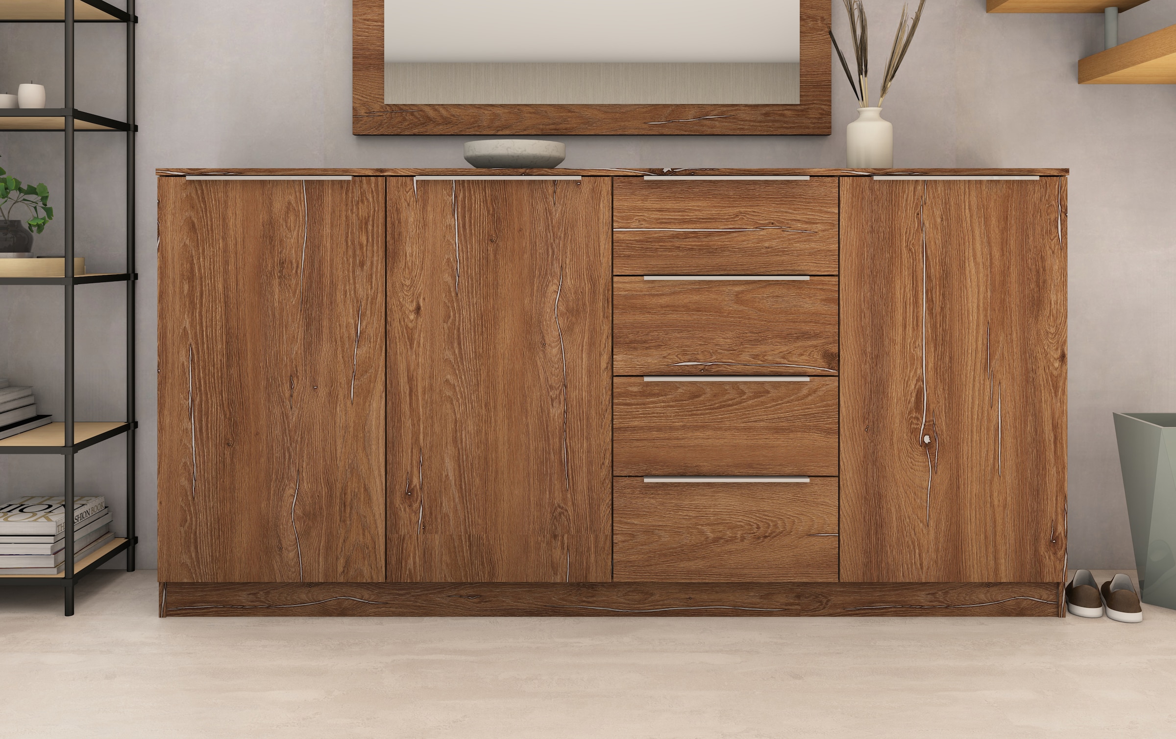 borchardt Möbel Highboard »Oliva«, Breite ca. 200 cm