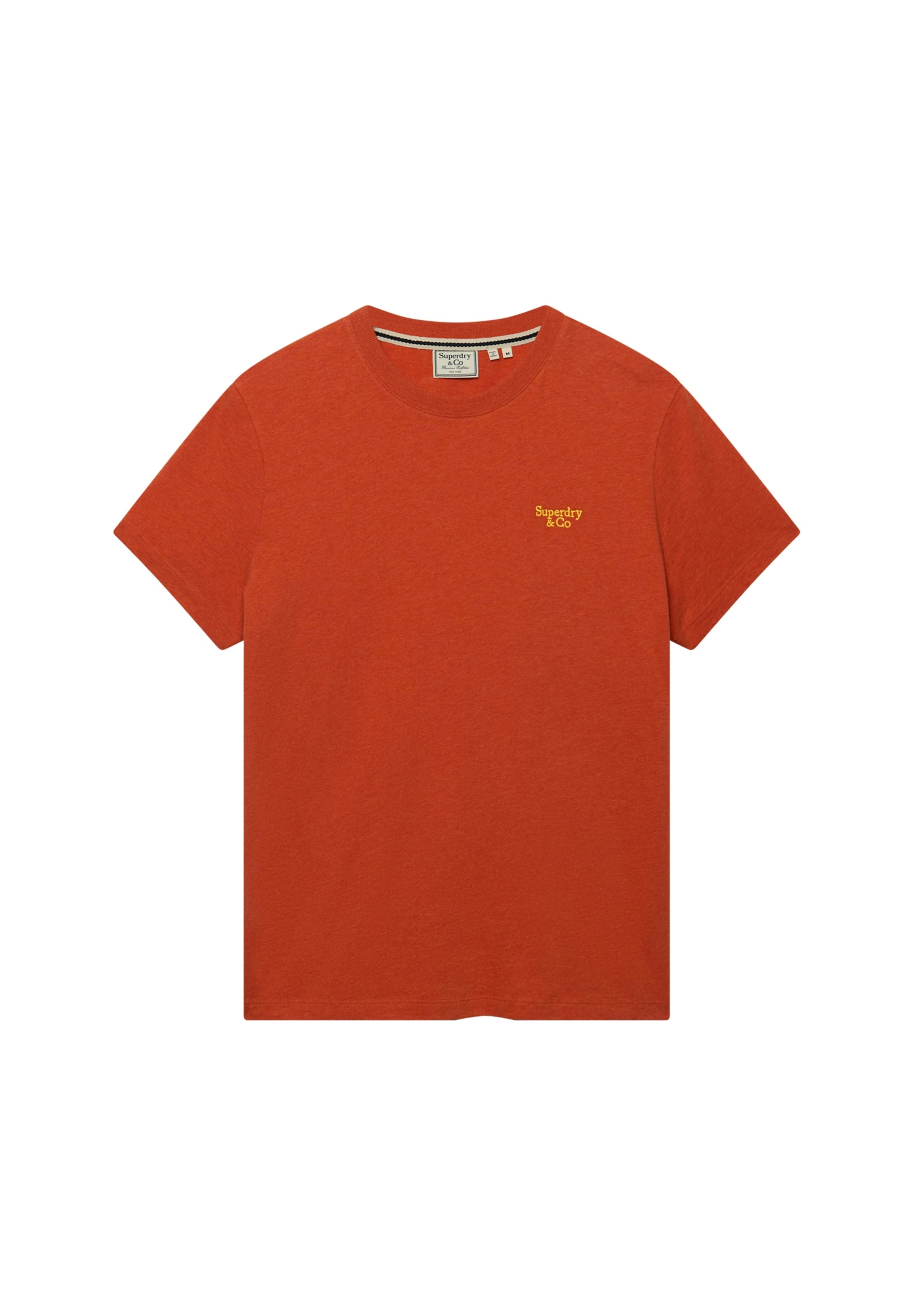 Superdry Rundhalsshirt »ESSENTIAL SERIF LOGO EMB TEE« Baumwolle, regular fit