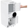 bestron Klimagerät »AAC9000«, Kühlleistung 2,6 kW mit umweltfreundlichem Kühlmittel, 9.000BTU/h, Farbe: weiß