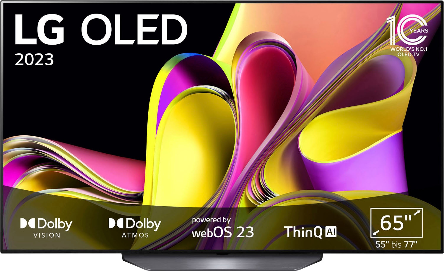 LG OLED-Fernseher »OLED65B39LA«, 165 Jahre ➥ cm/65 Ultra 3 XXL Zoll, | 4K Smart-TV Garantie UNIVERSAL HD