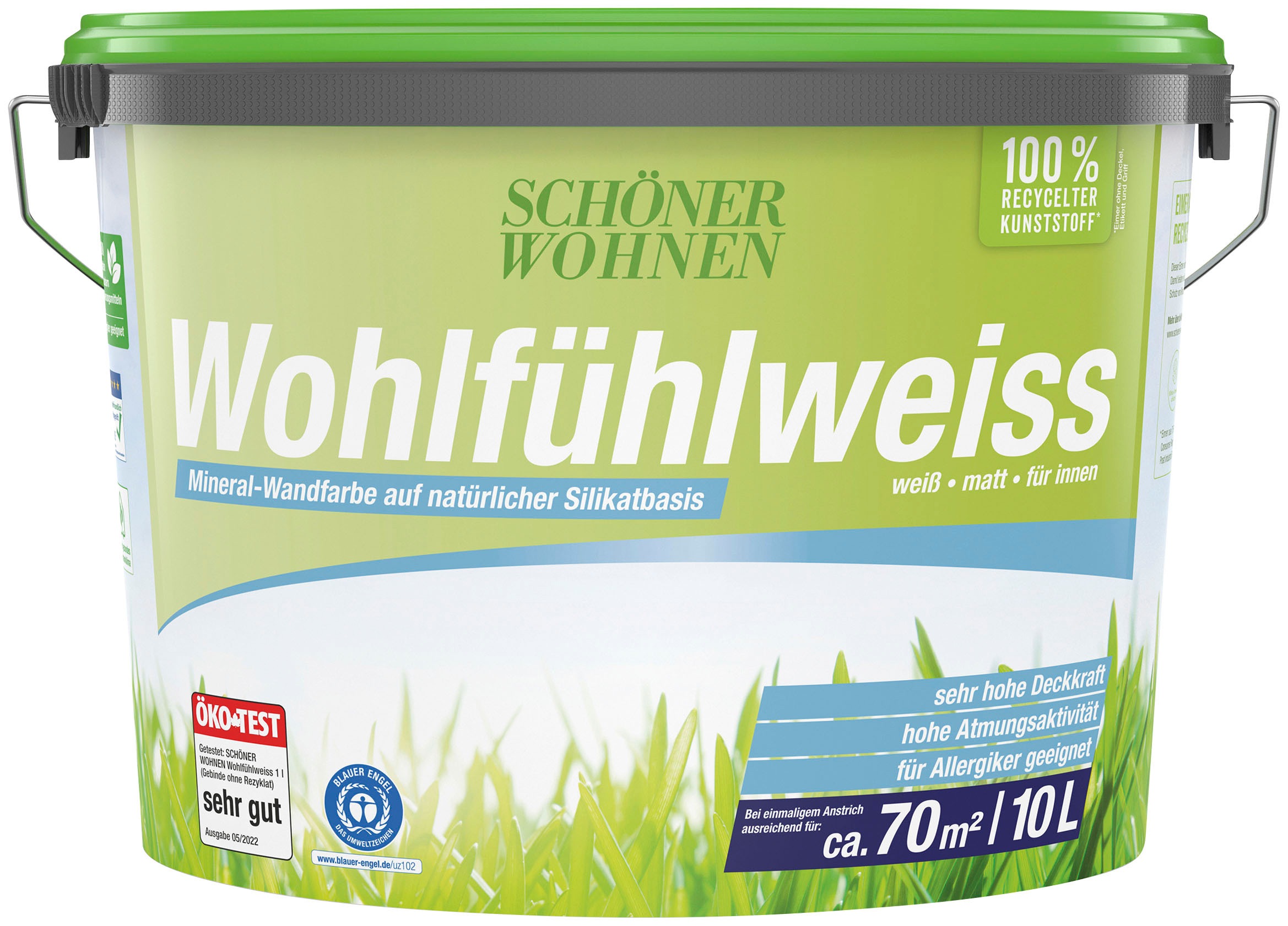 SCHÖNER WOHNEN-Kollektion Wand- und Deckenfarbe »Wohlfühlweiß«, 10 Liter,... kaufen