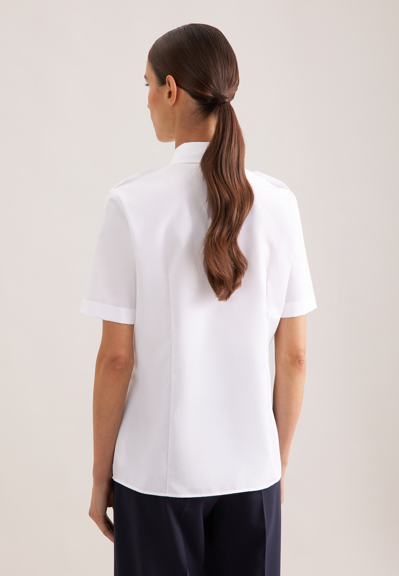 seidensticker Kurzarmbluse 1/2 Uni