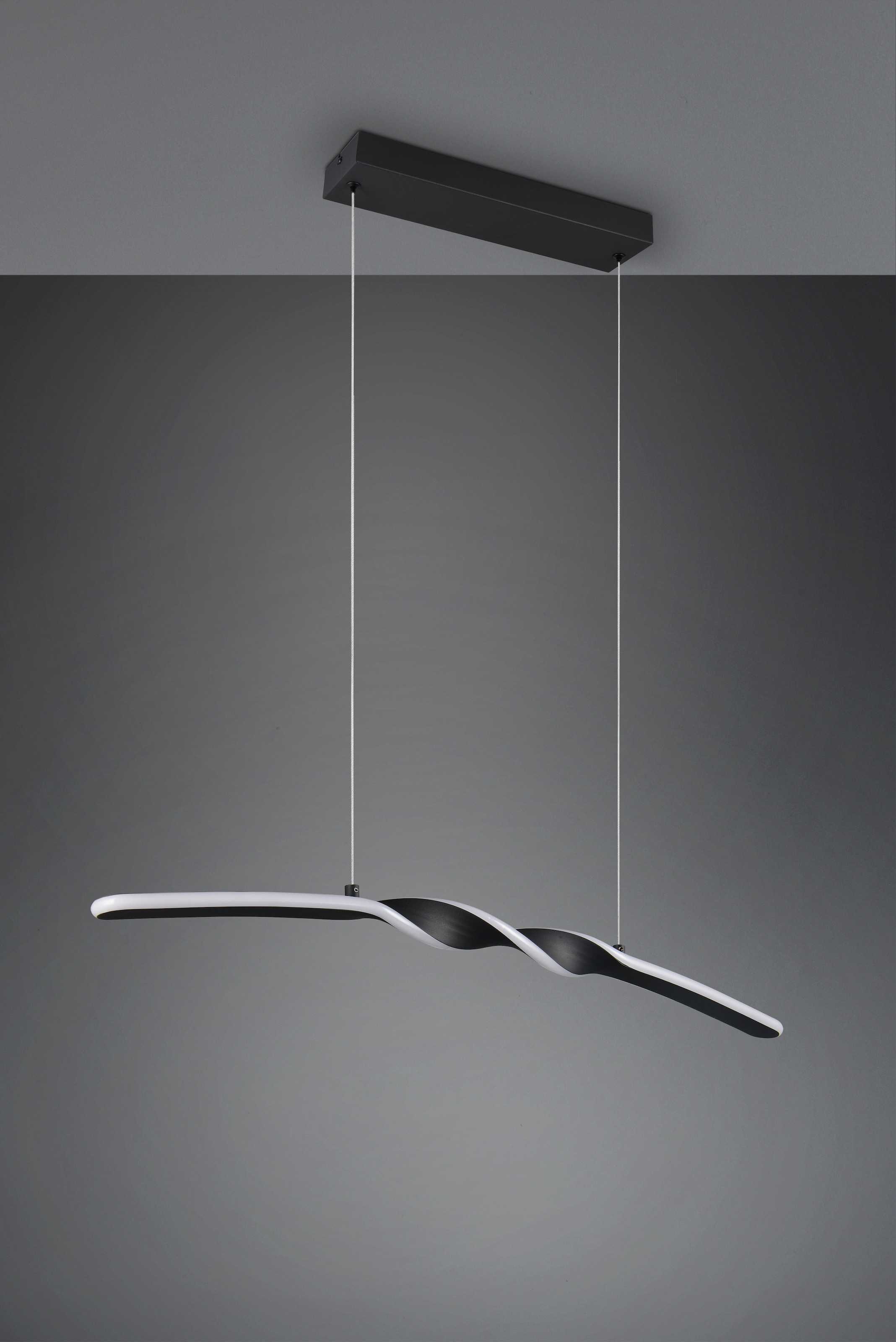 REALITY Leuchten LED Pendelleuchte »GINKO, Hängeleuchte LED 18W 1980 Lumen 3000K warmweiß« LED-Board 1 Stk. Warmweiß Hängelampe Esszimmer, höhenverstellbar bis max 150cm, Breite 79 cm
