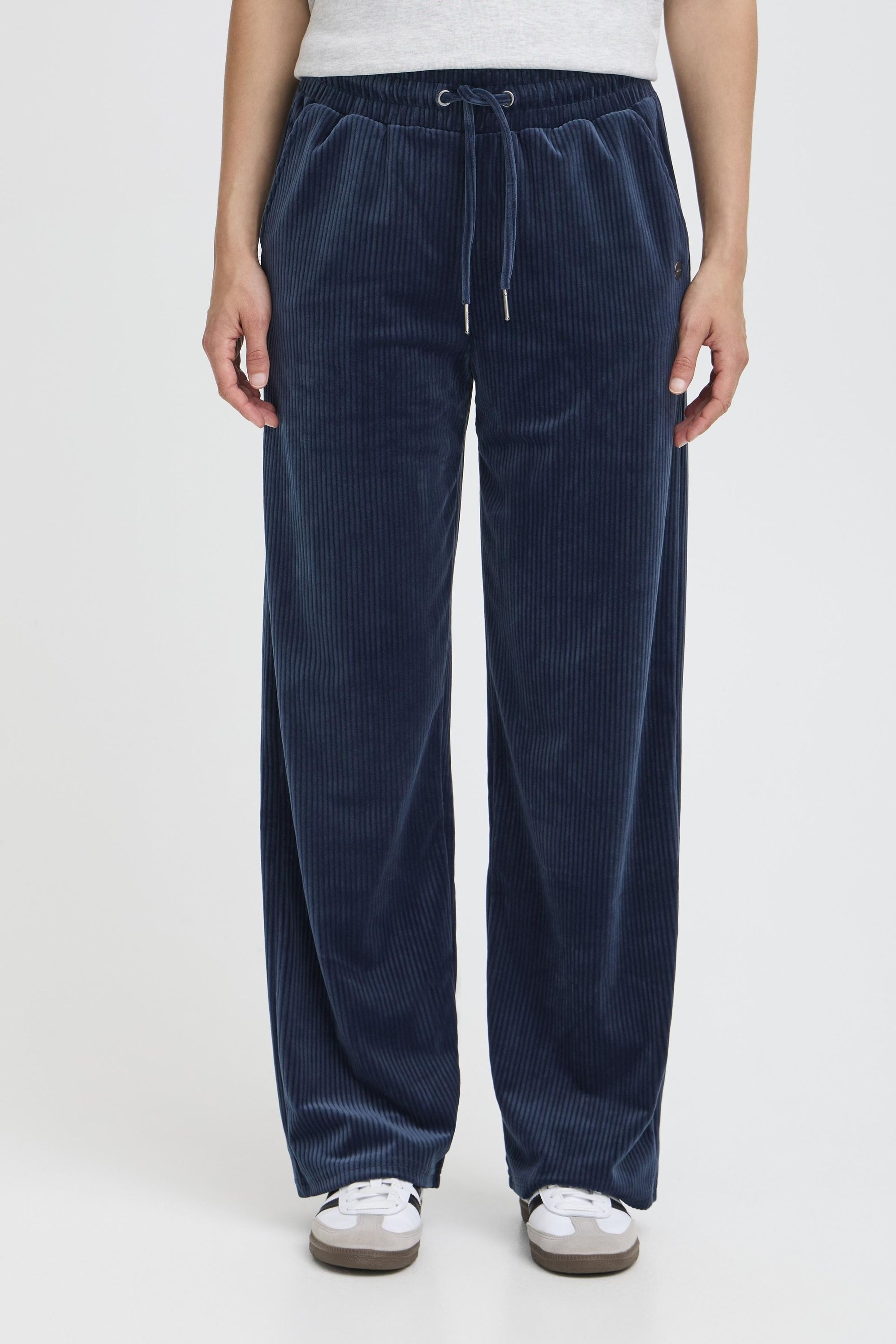 OXMO Loungehose »Loungehose OXEBBA WIDE LEG«