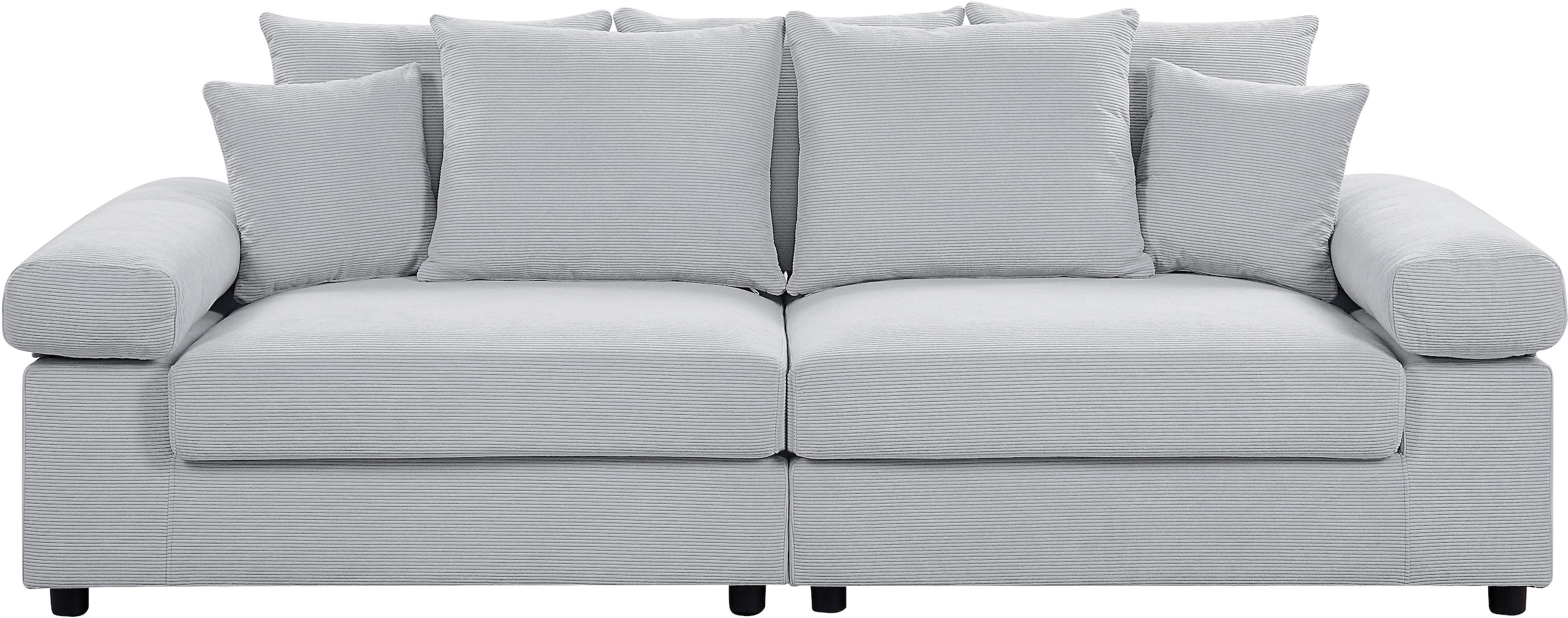 ATLANTIC home collection Big-Sofa »Bjoern«, mit Cord-Bezug, XXL-Sitzfläche, mit Federkern, frei im Raum stellbar